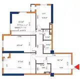 4-комн. квартира, 15 этаж, 132 м², Проспект Айни Бустон Сити-8