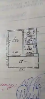 1-комн. квартира, 3 этаж, 39 м², Дустии халкхо-8