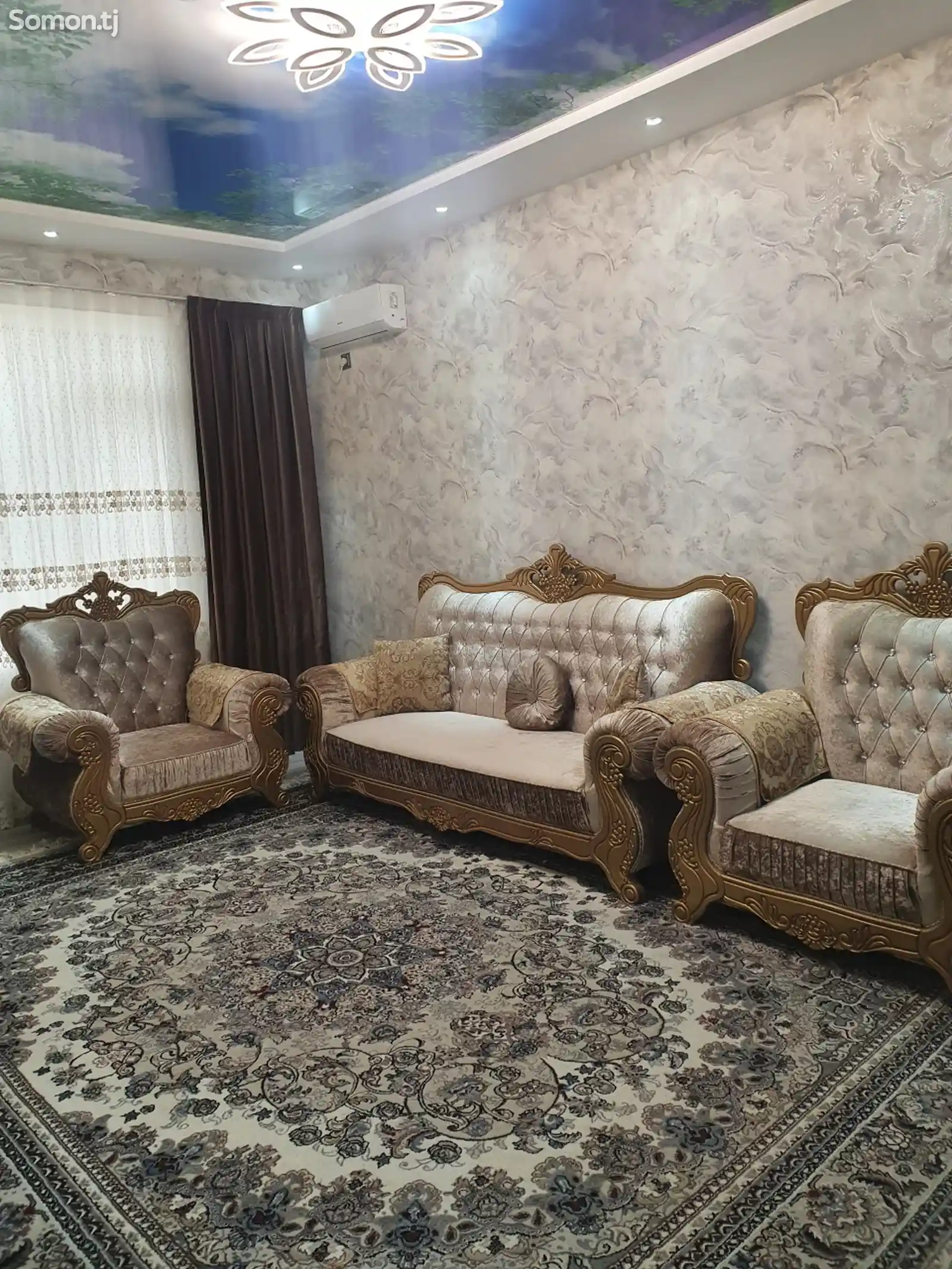 3-комн. квартира, 1 этаж, 75м², Панчшанбе-2