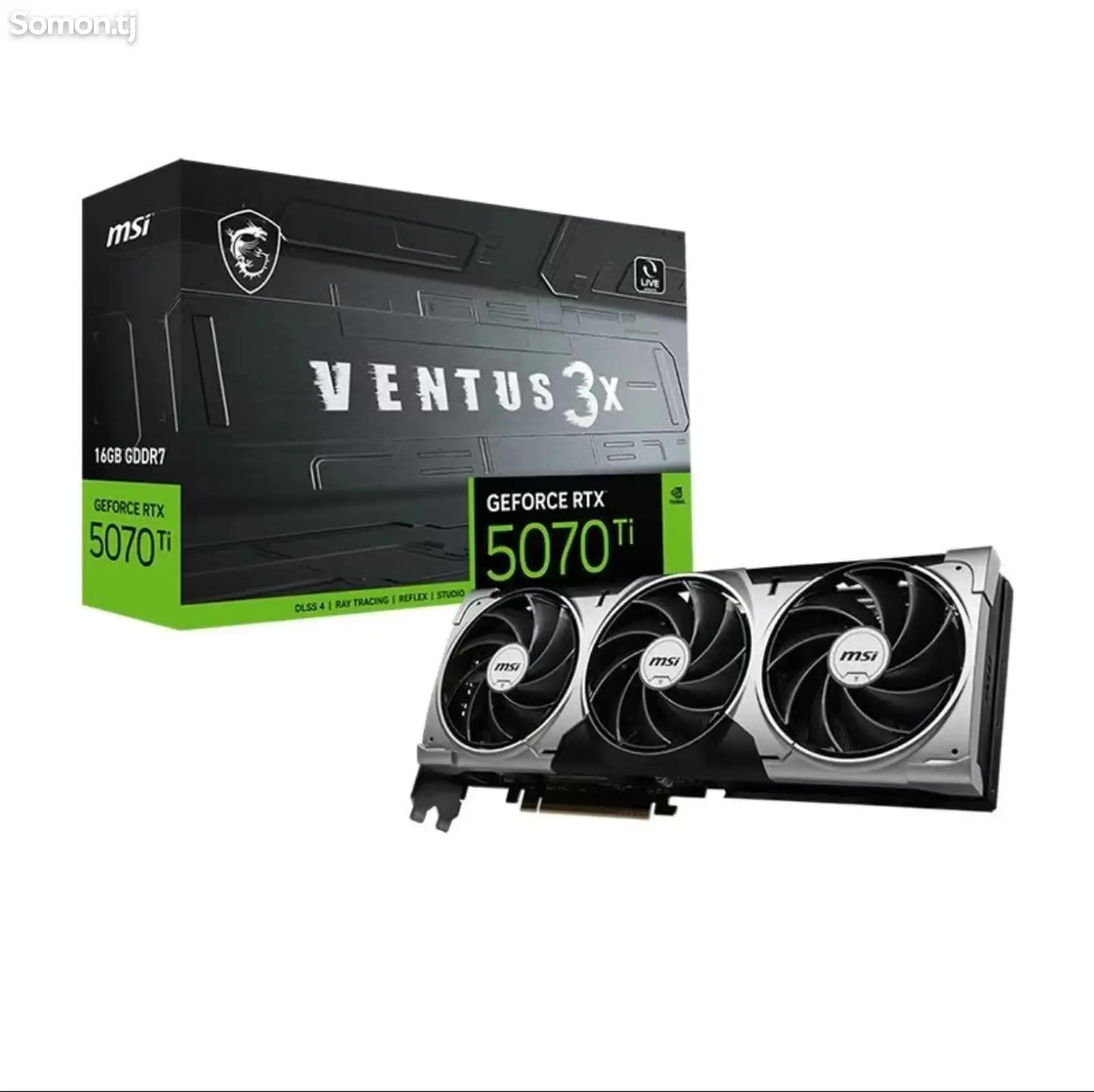 Видеокарта RTX 5070 TI 16Gb MSI Ventus 3x-1