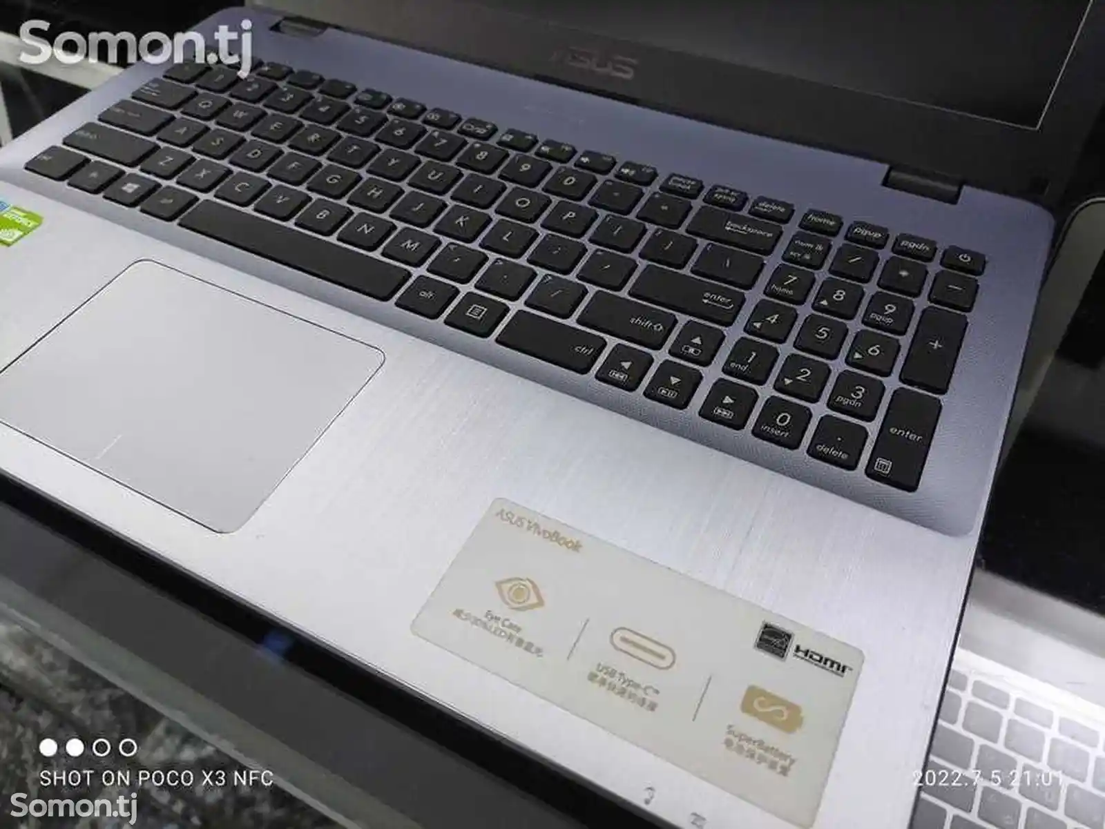 Игровой ноутбук Asus X542UN Core i7-8550U MX150 2GB /8GB/512GB SSD 8TH GEN-5