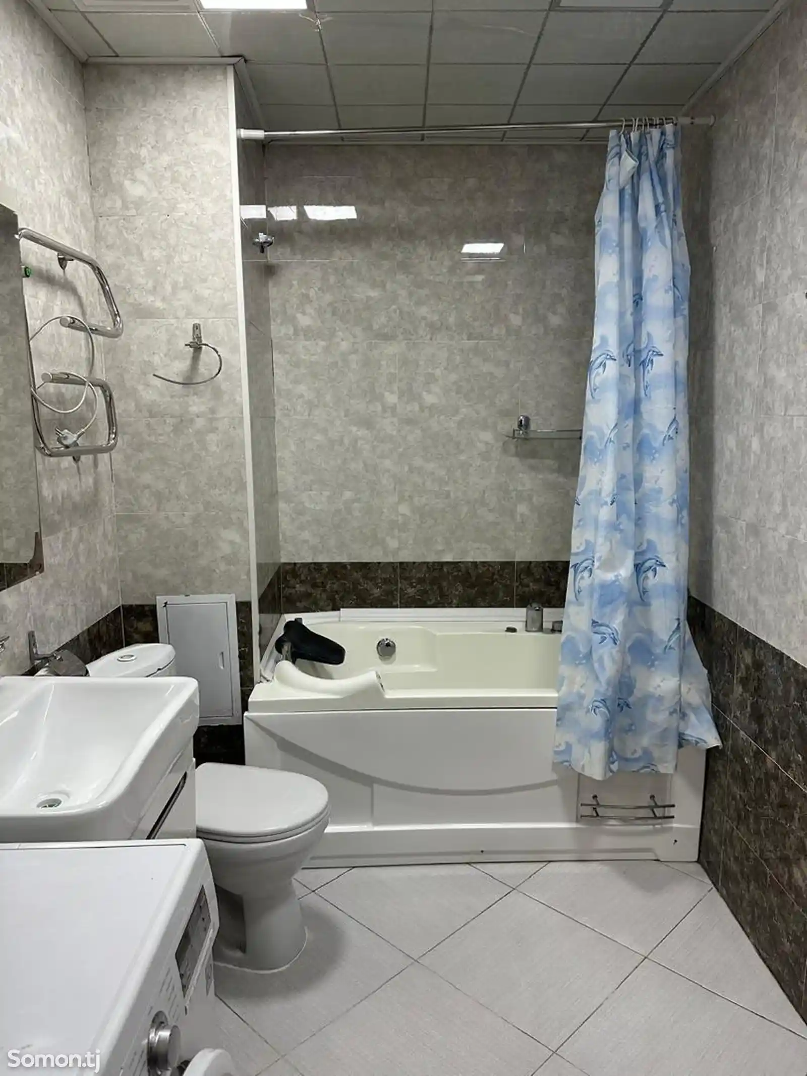 3-комн. квартира, 14 этаж, 97м², Сомони-7