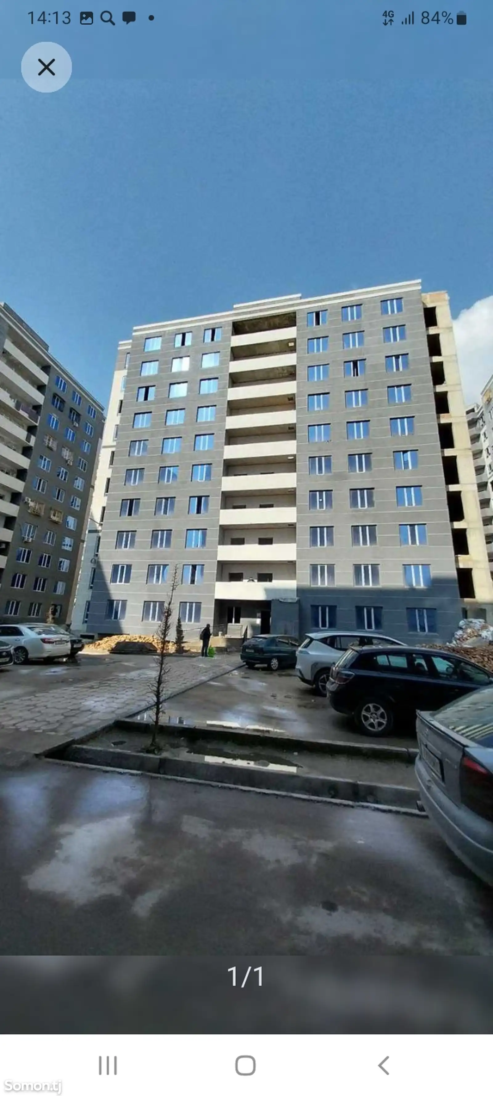 2-комн. квартира, 8 этаж, 53 м², шомансур