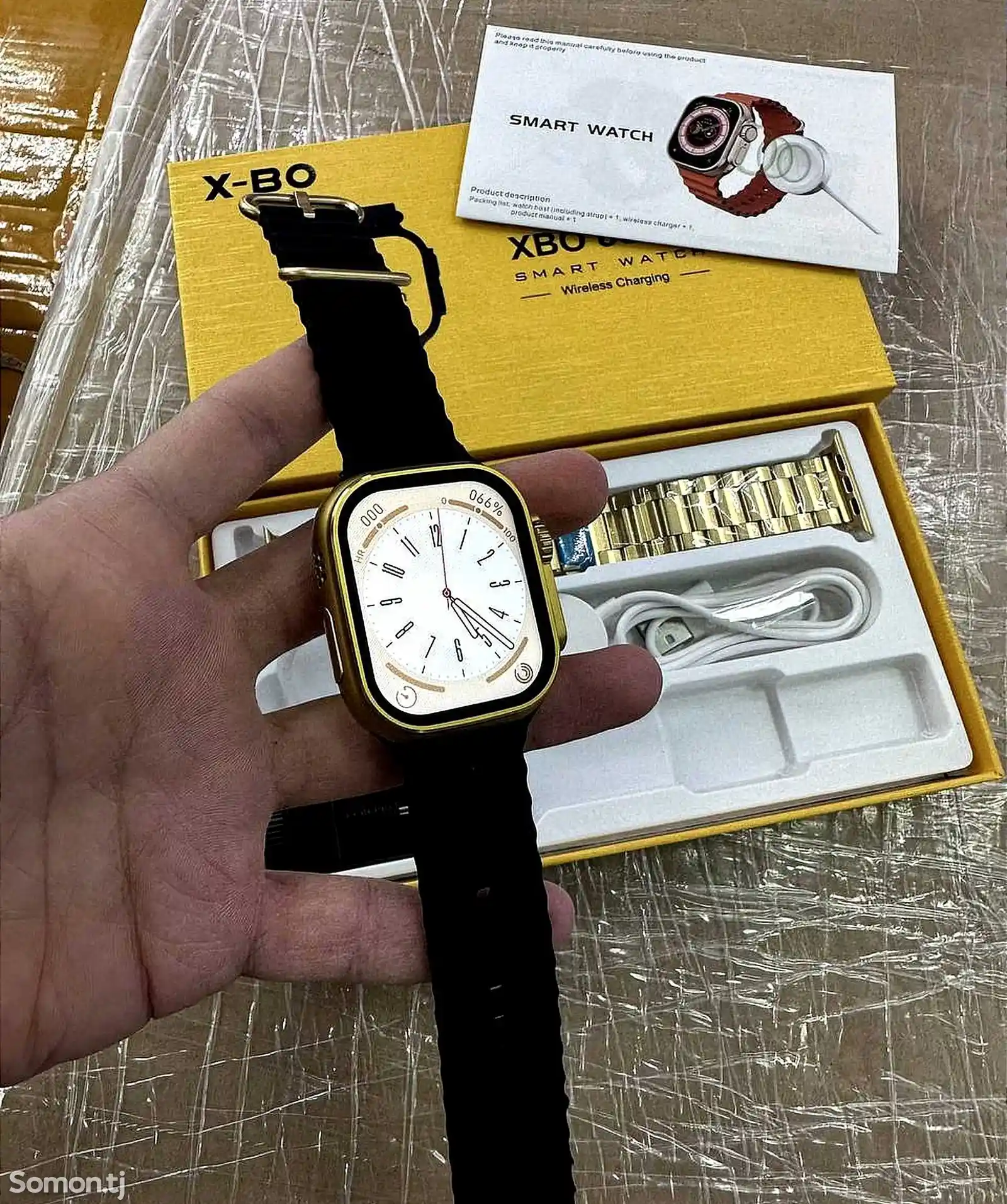 Смарт часы Smart watch XBO 8 Ultra Gold-7