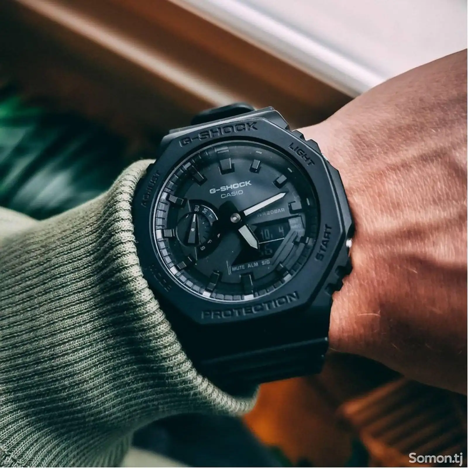 Мужские часы G-SHOCK GA-2100-1A1DR-1