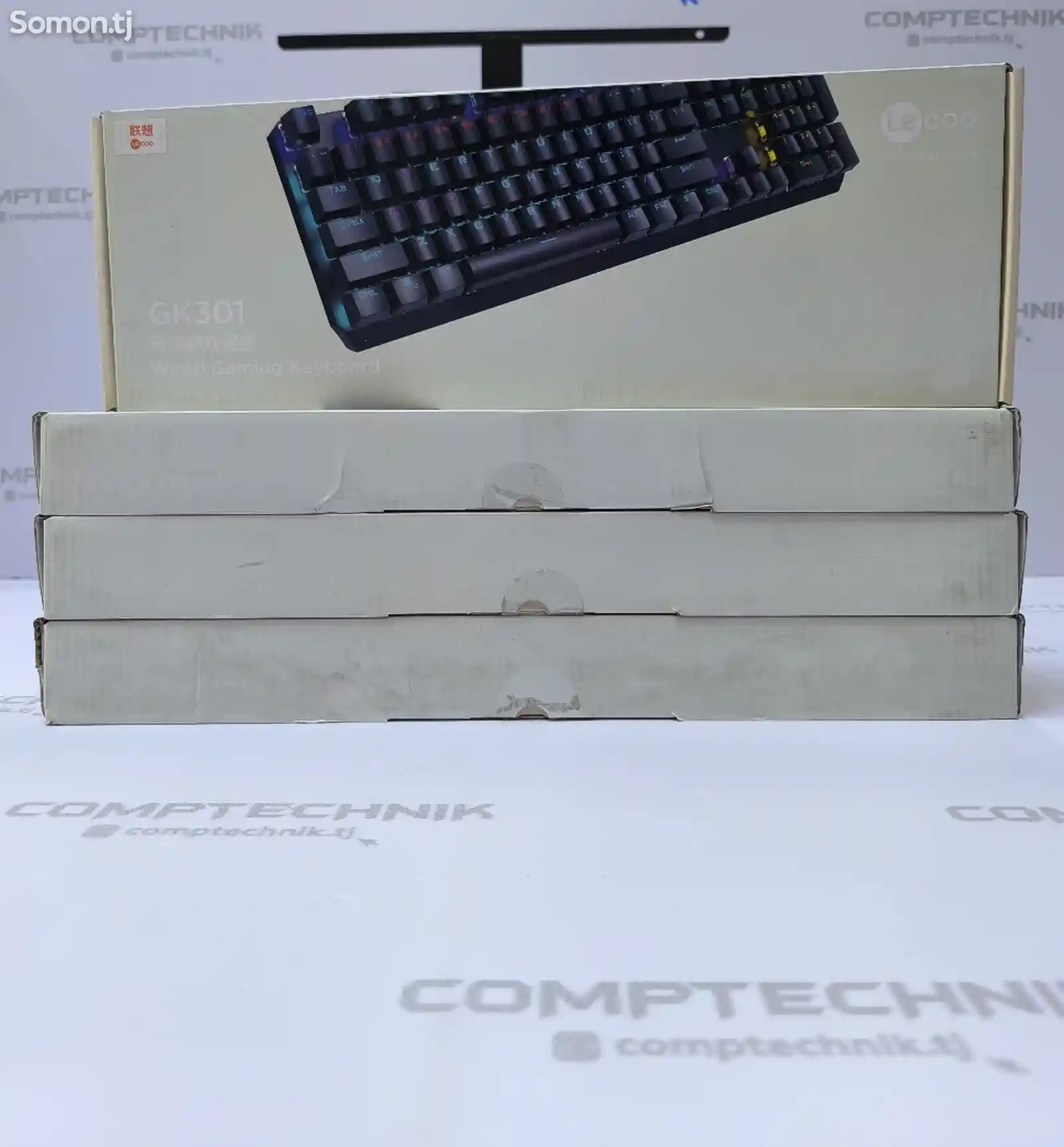 Игровая клавиатура Lenovo Lecco GK301 RGB механическая, черный-1