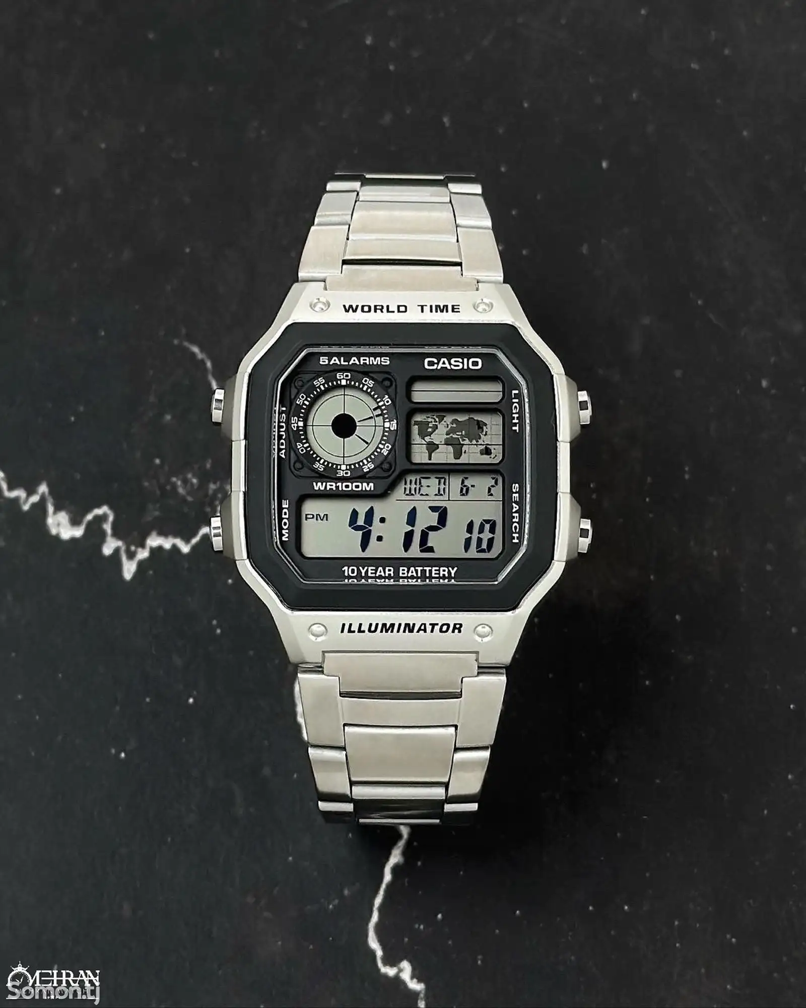 Мужские часы Casio AE-1200WHD-1AVEF-1