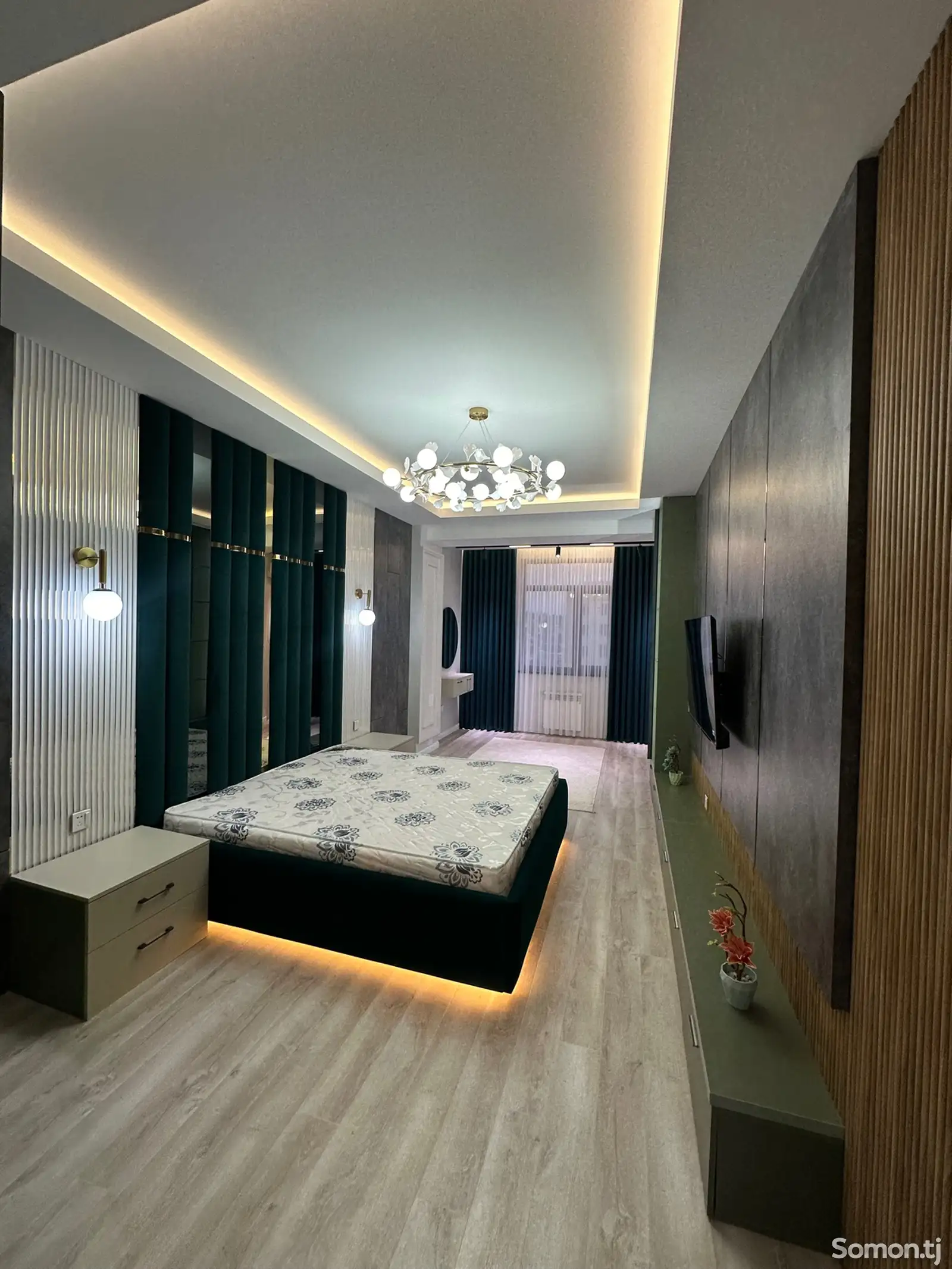 2-комн. квартира, 15 этаж, 78 м², Шохмансур-7