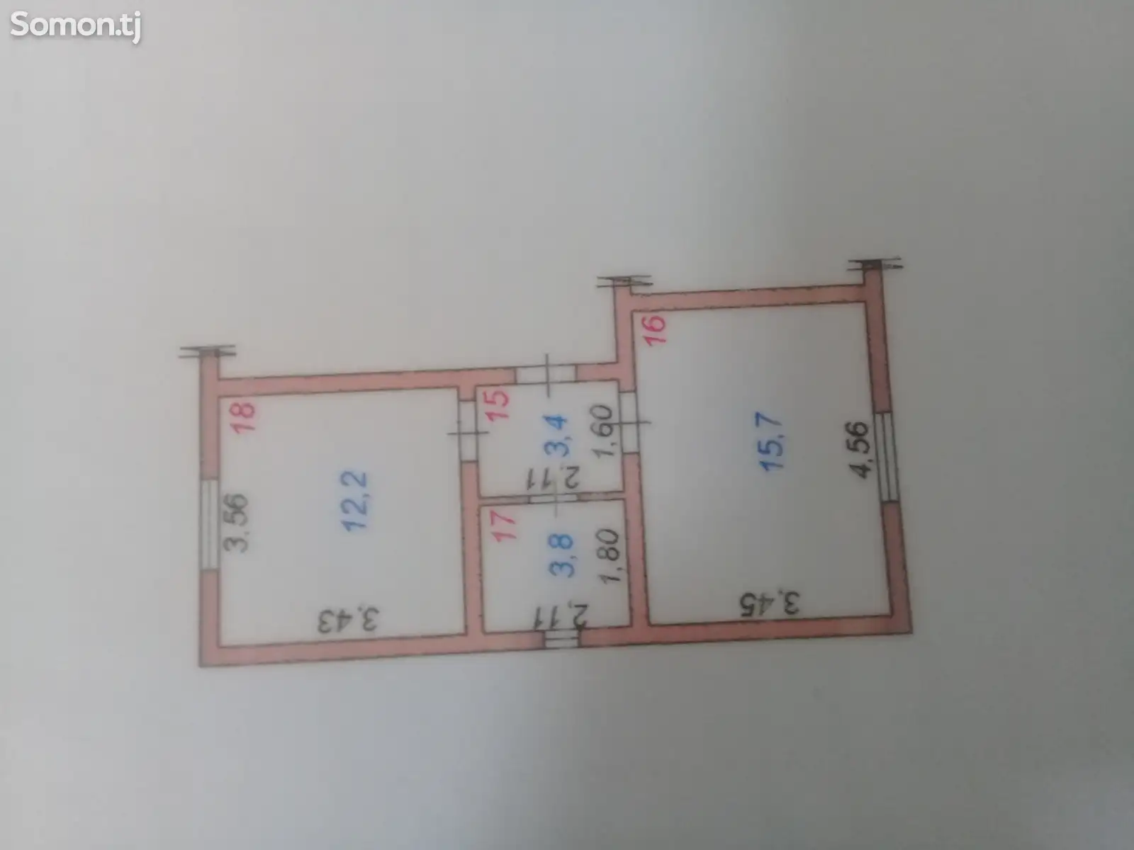 1-комн. квартира, 3 этаж, 39 м², Фирдавси