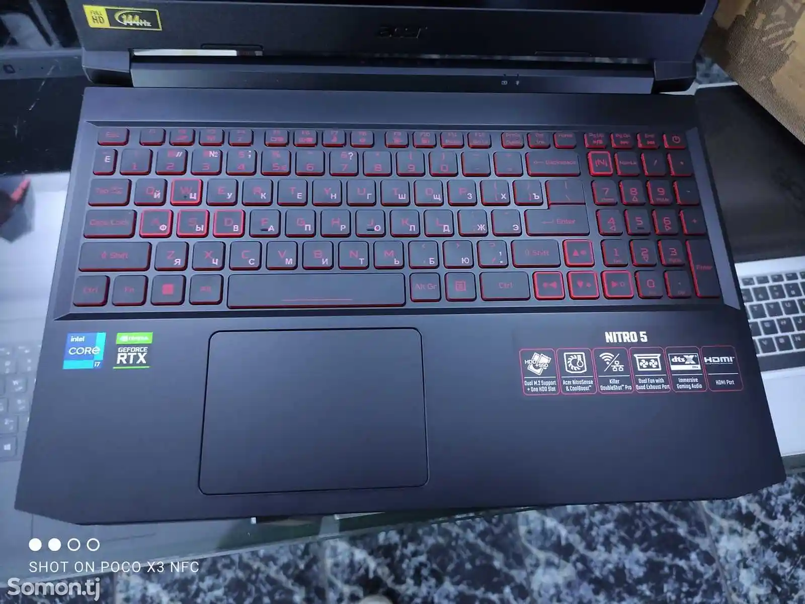 Игровой Ноутбук Acer Nitro 5 AMD Ryzen 7 5800H / RTX 3060 6GB-6