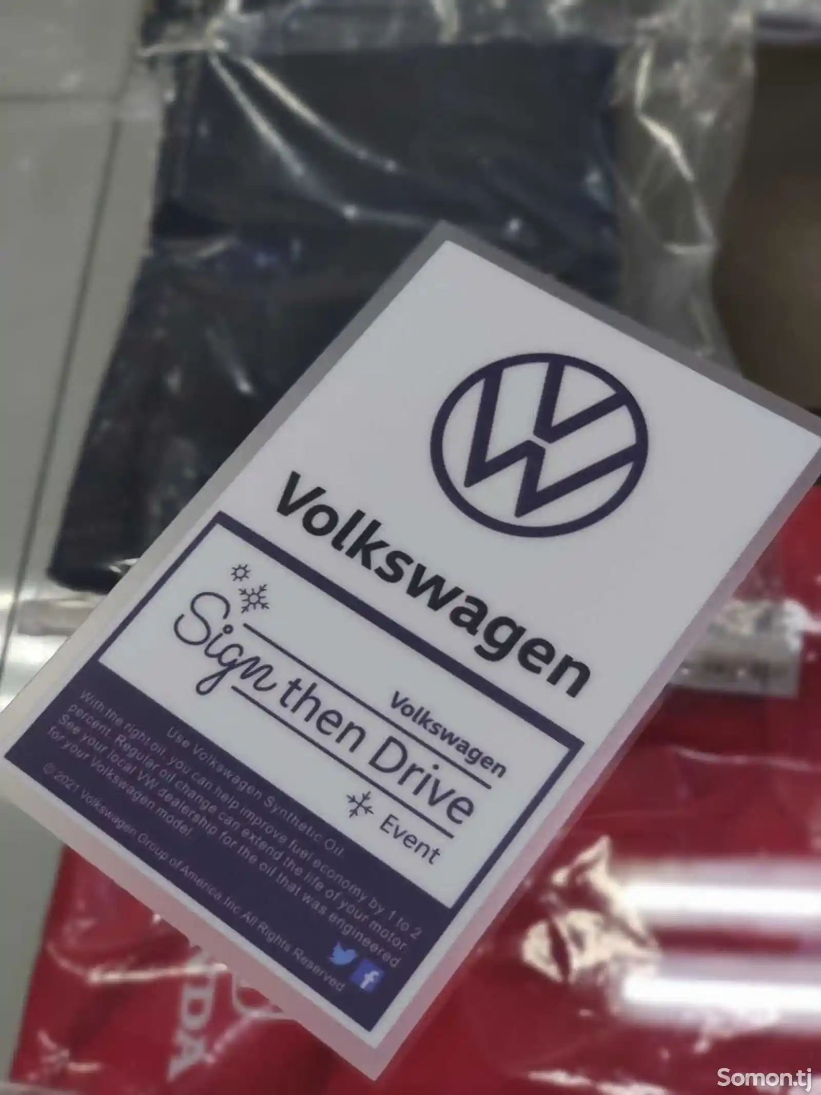 Наклейка на лобовое стекло Volkswagen-1