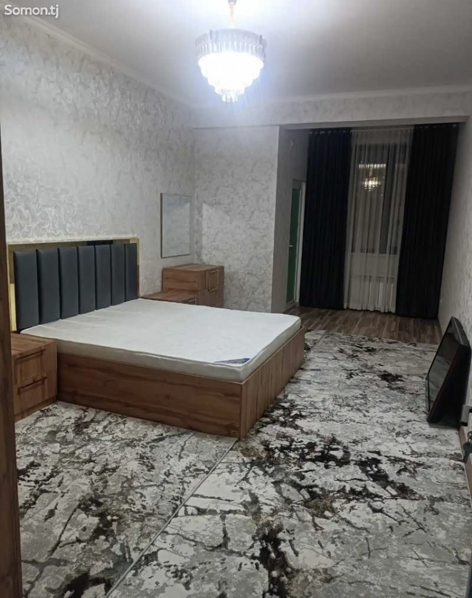 2-комн. квартира, 5 этаж, 65м², Сомони-1