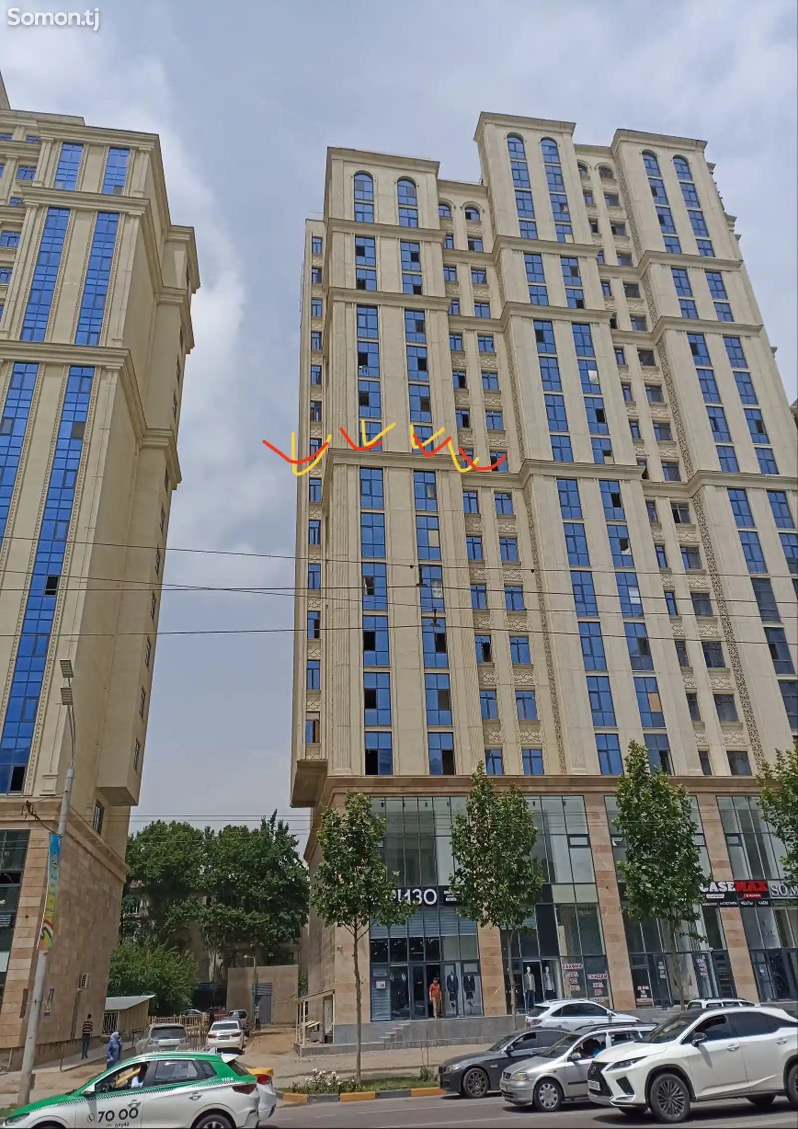 3-комн. квартира, 9 этаж, 97 м², Шохмансур-12