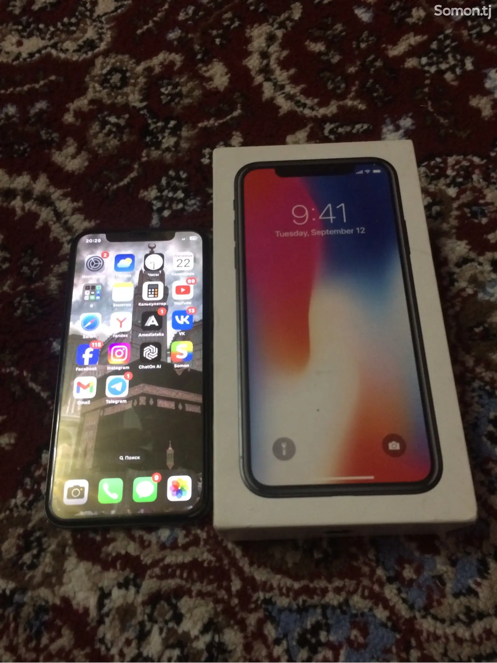 Apple iPhone X, 64 gb, Silver-1