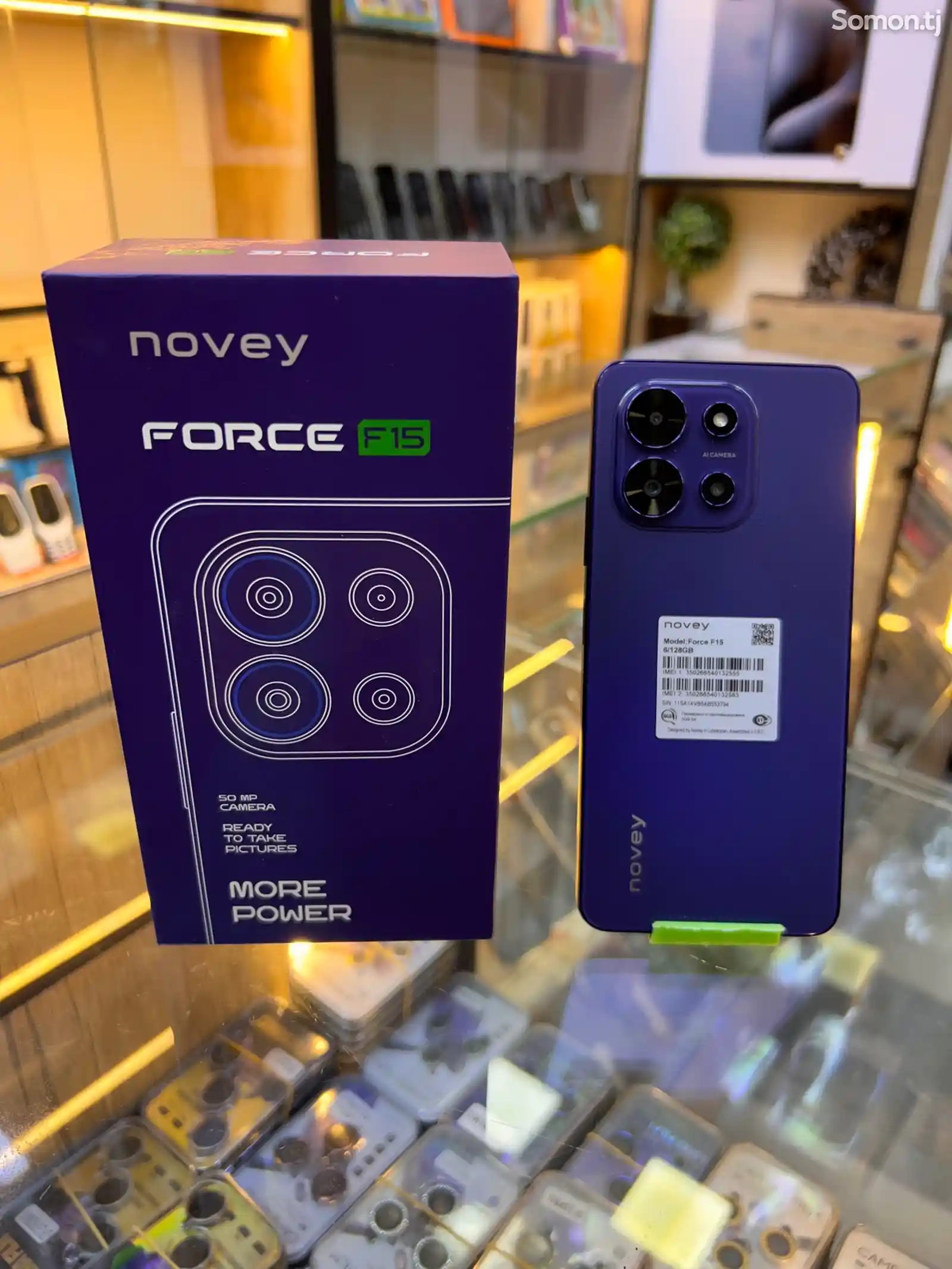 Novey Force F15 6Gb+128Gb фиолетовый-1