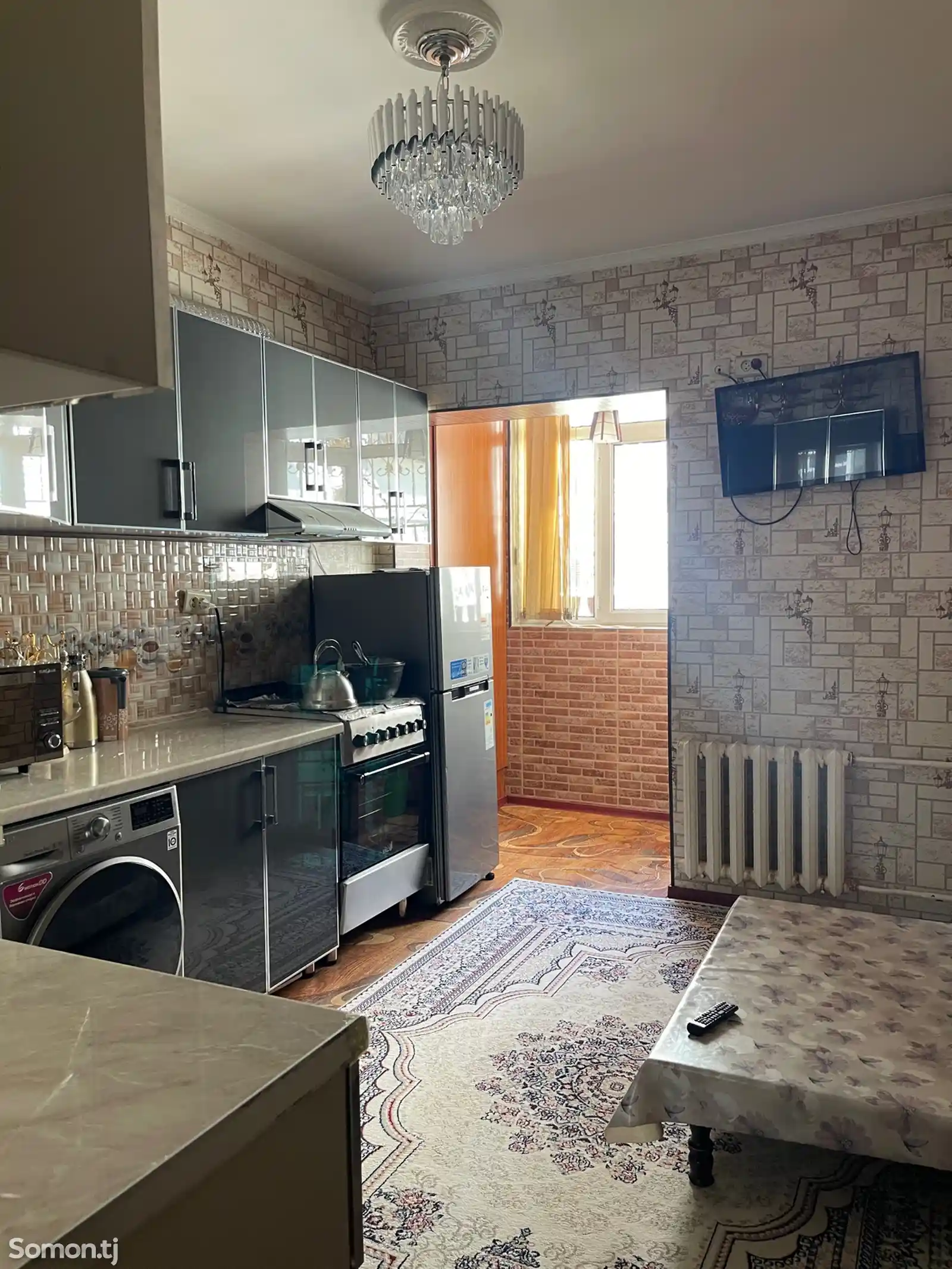 2-комн. квартира, 5 этаж, 55 м², Сомони-4