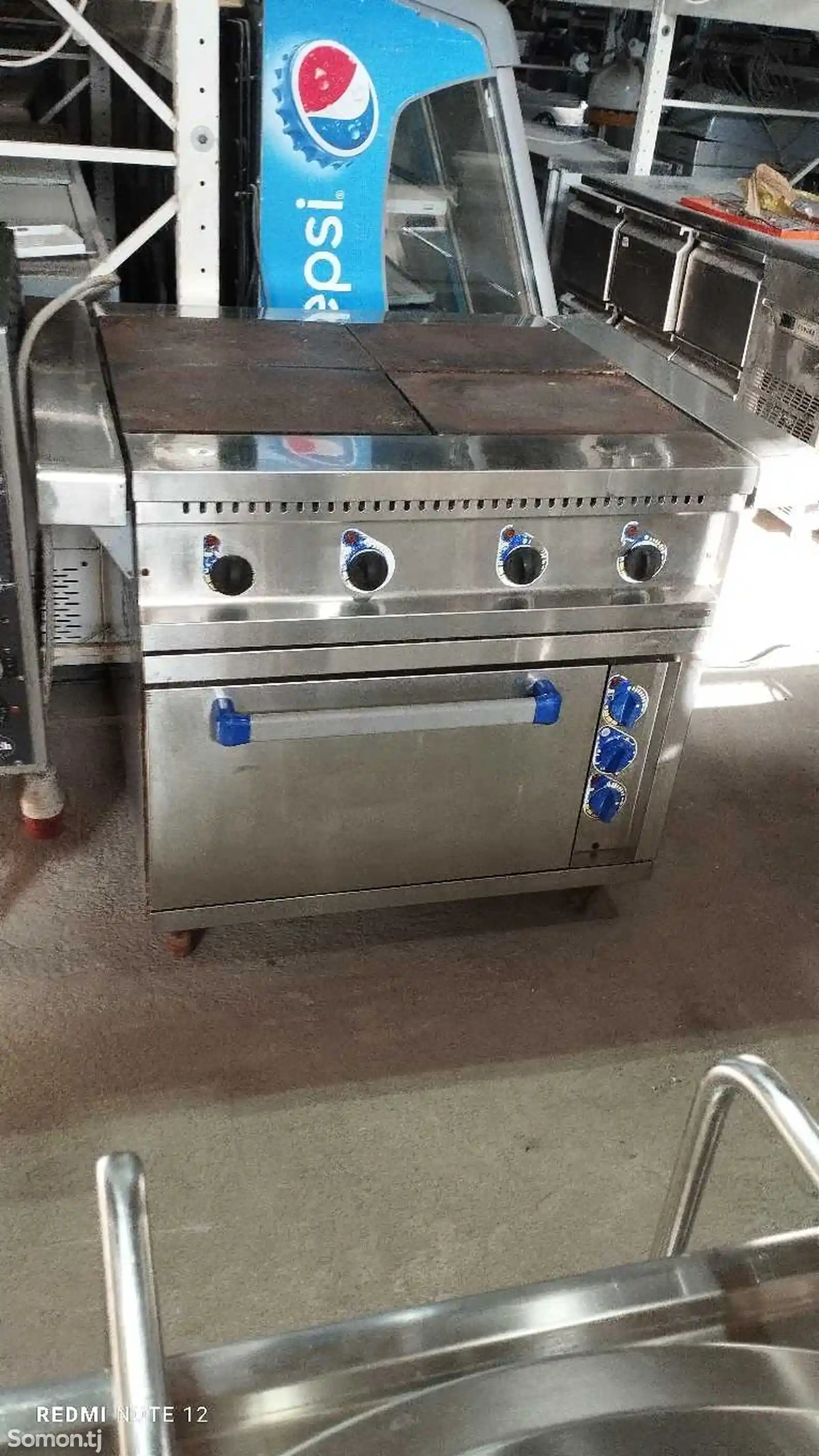 Плита 4-конфорочная с духовкой Abat ЭП-4ЖШ-1