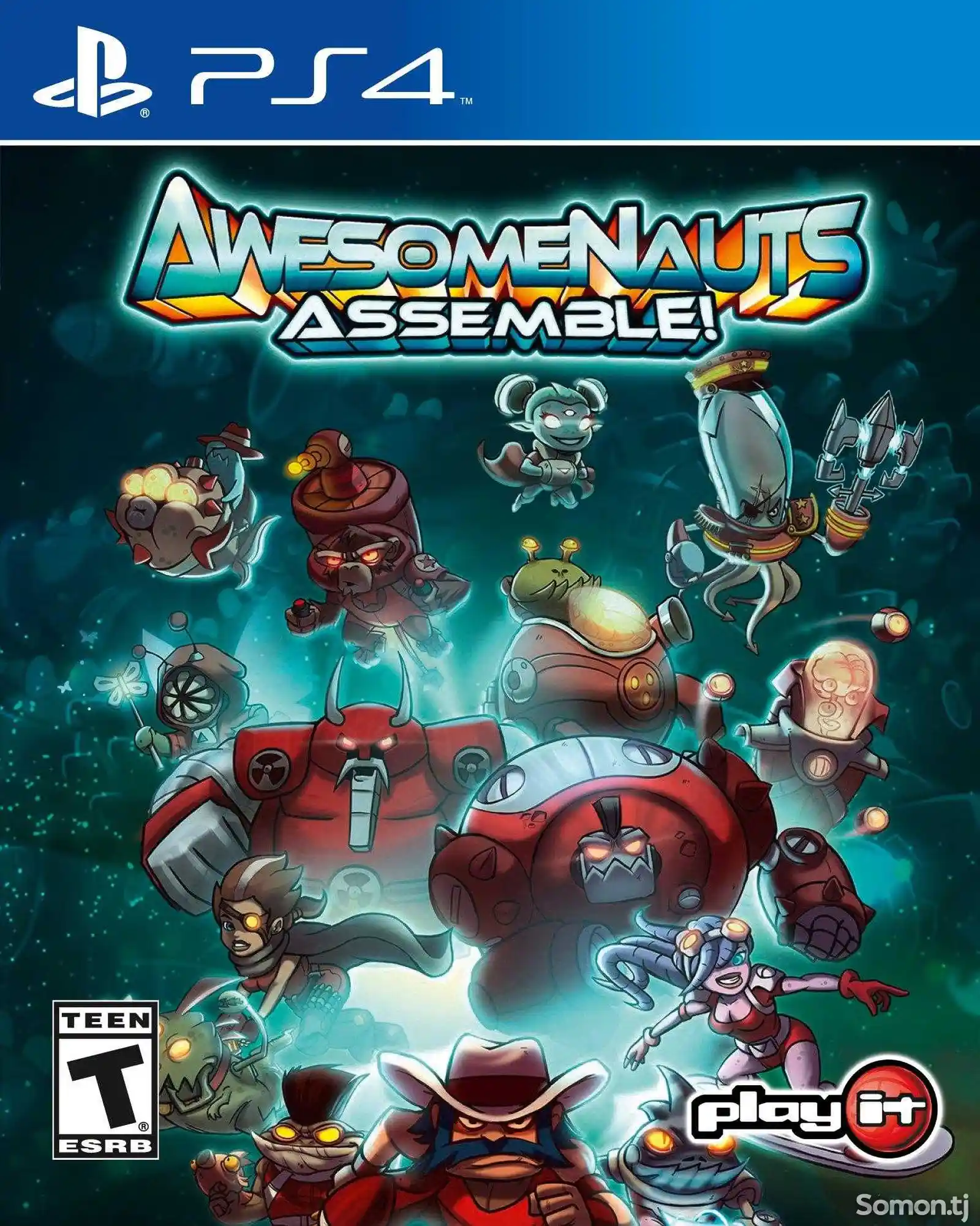 Игра Awesomenauts assemble для PS-4 / 5.05 / 6.72 / 7.02 / 7.55 / 9.00 /-1