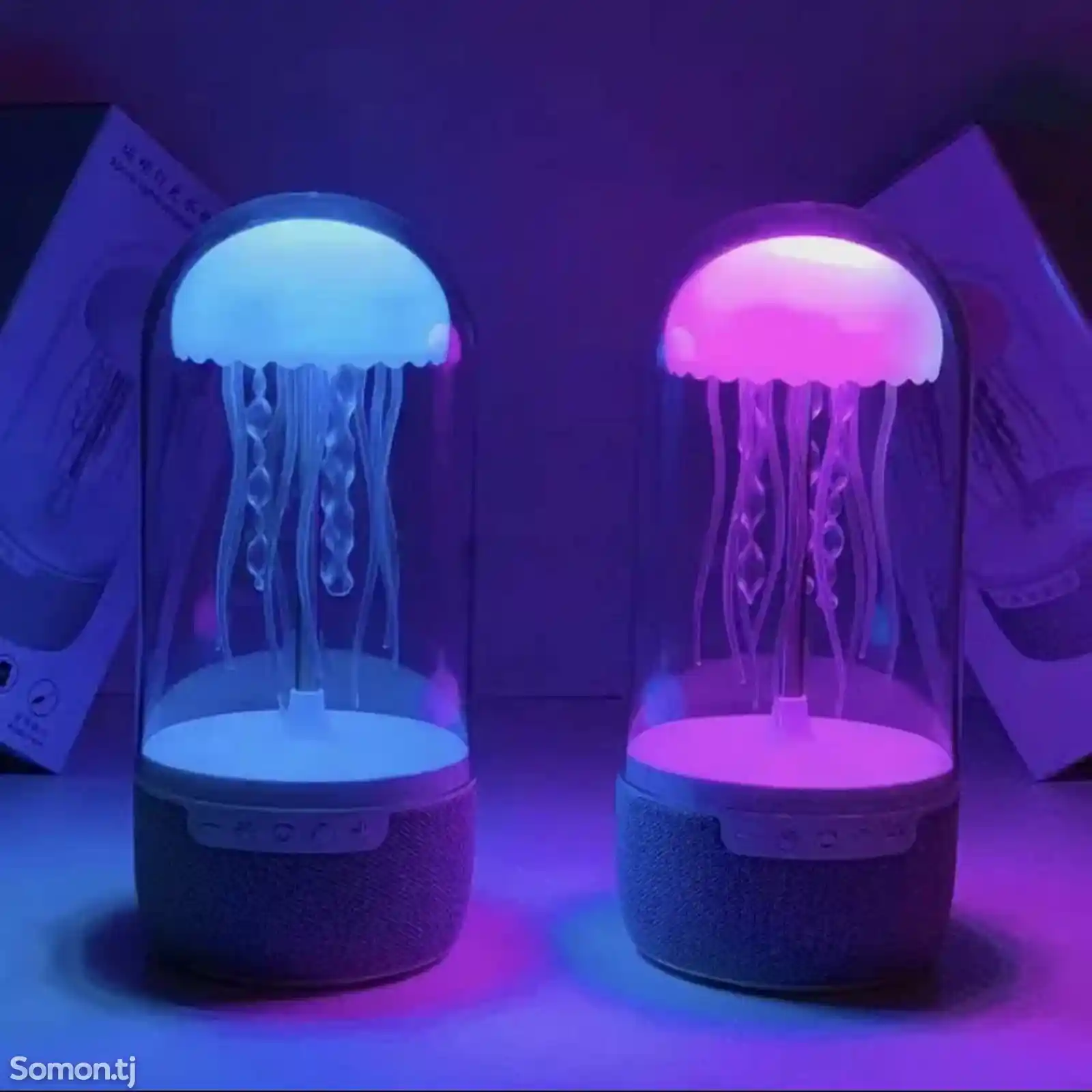 Колонка Медуза портативная беспроводная блютуз с подсветкой-1