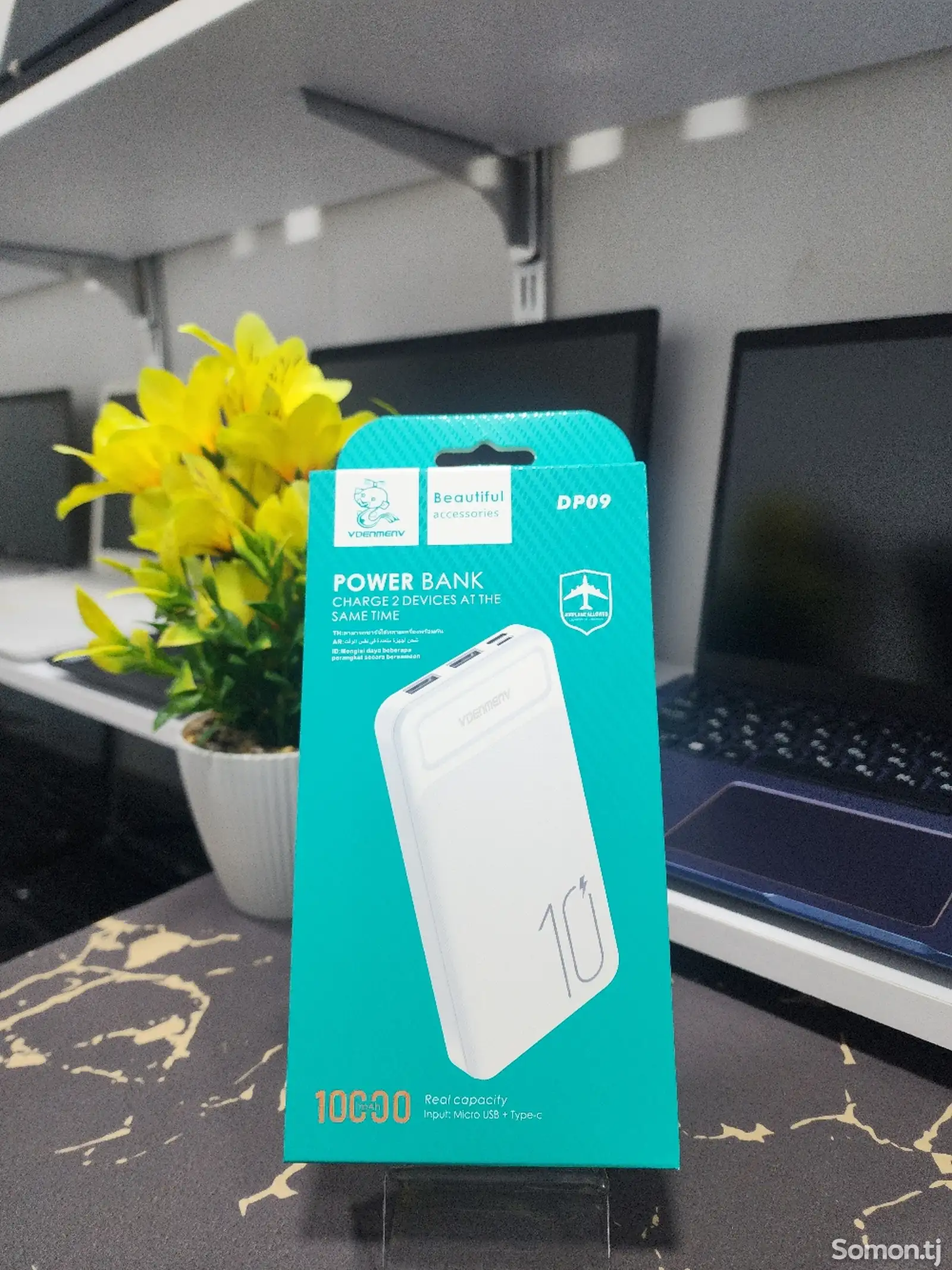 Внешний аккумулятор Power bank DP209 10000mah-1