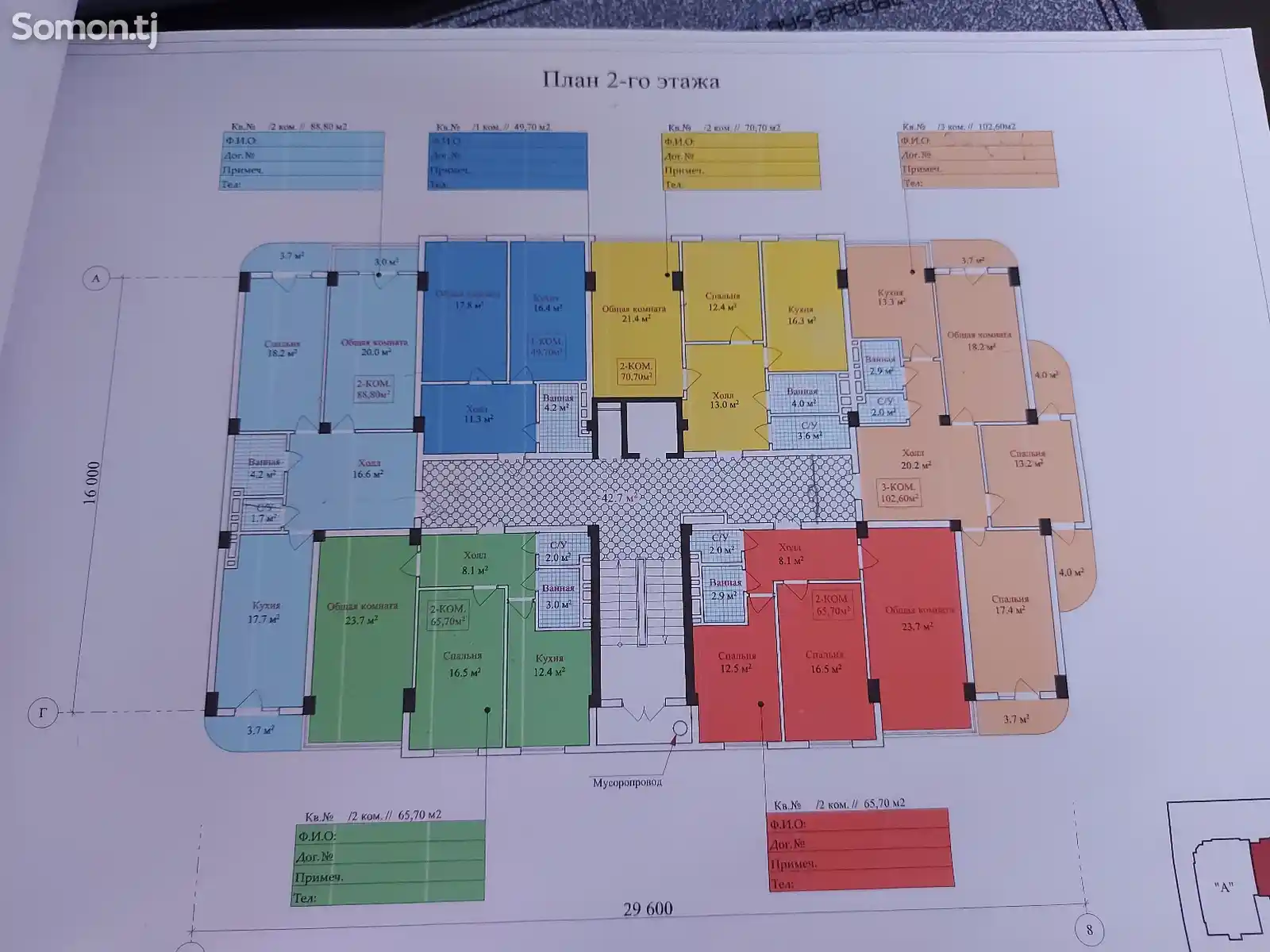 2-комн. квартира, 3 этаж, 68 м², 14 мкр-4