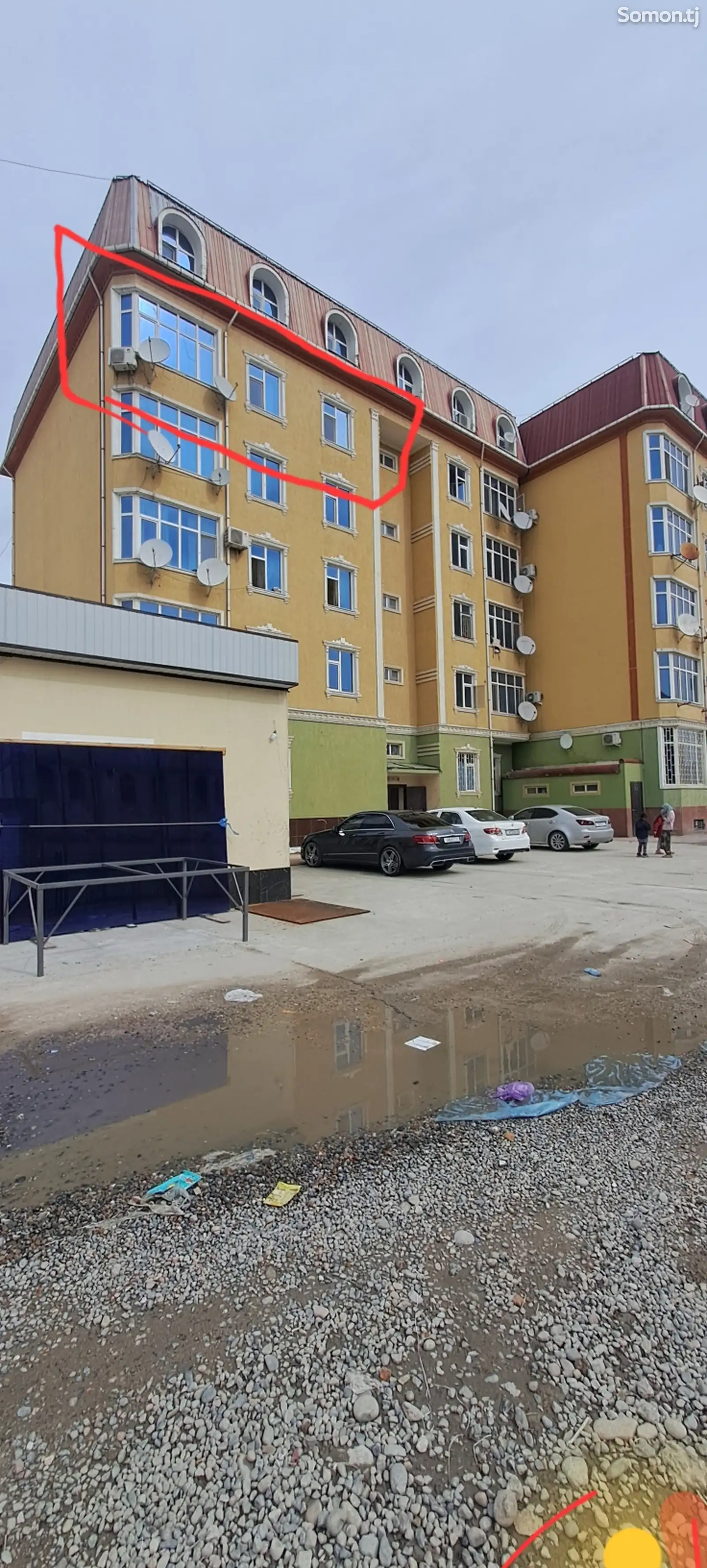 2-комн. квартира, 5 этаж, 62 м², вахдат-1