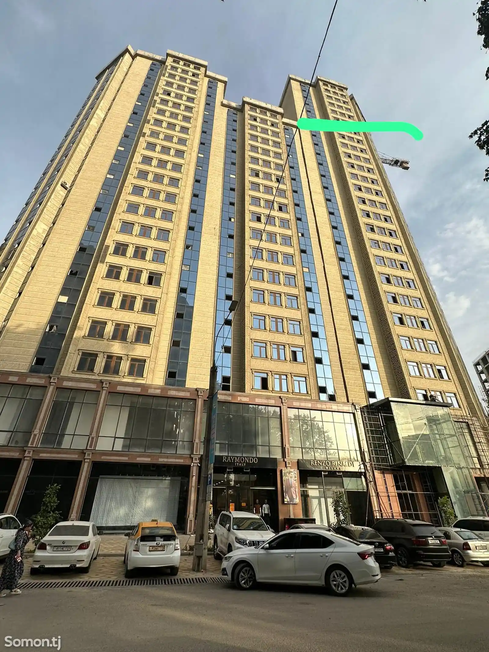 1-комн. квартира, 19 этаж, 60 м², н. Шохмансур-2