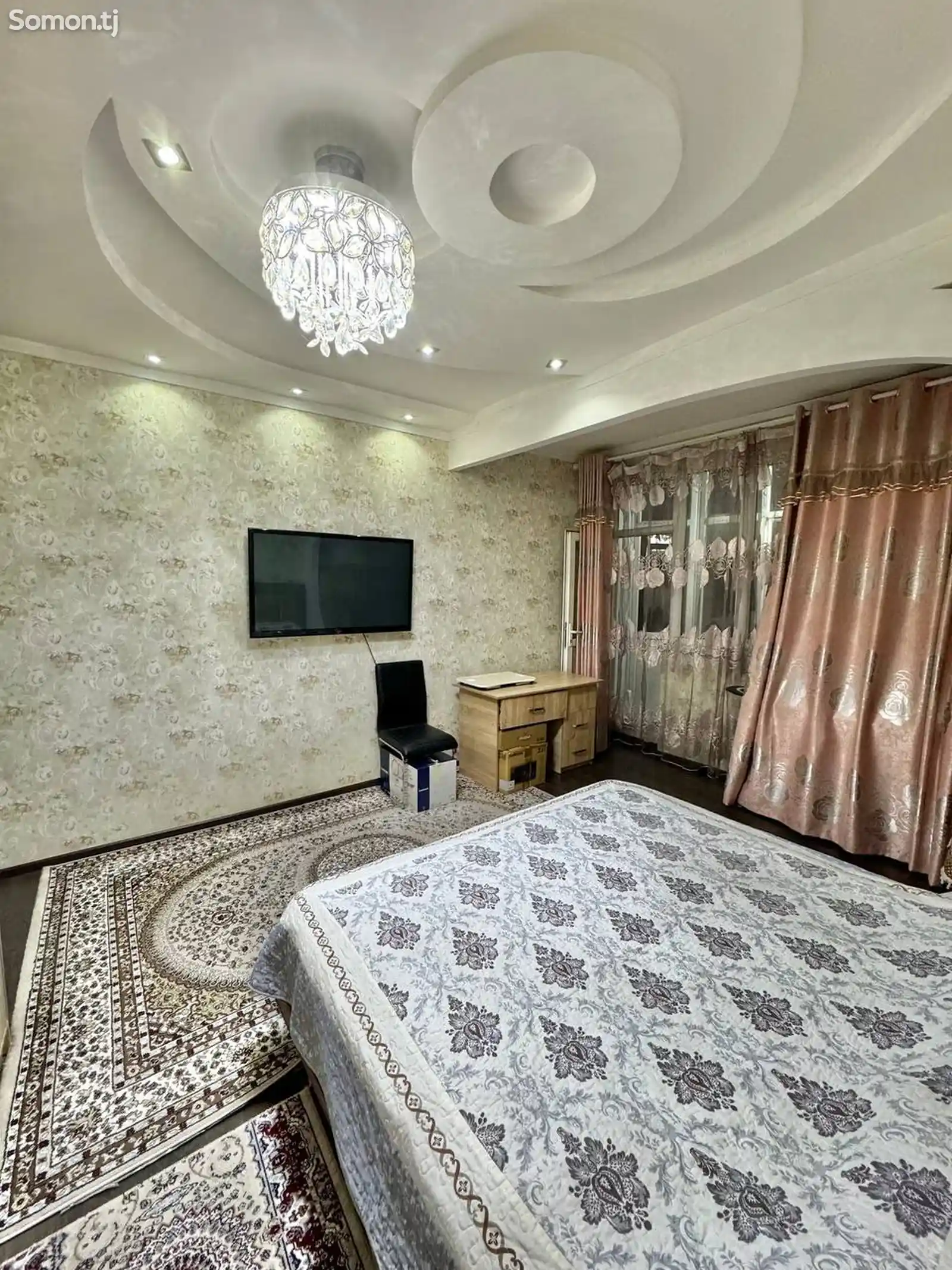 2-комн. квартира, 2 этаж, 100 м², Исмоили Сомони-1