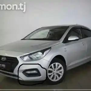 Противотуманные накладки от Hyundai Solaris