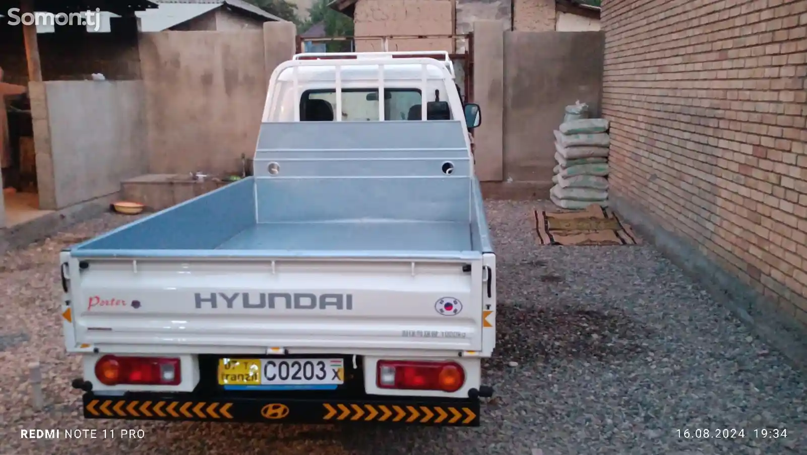 Бортовой автомобиль hyundai porter 2002-4