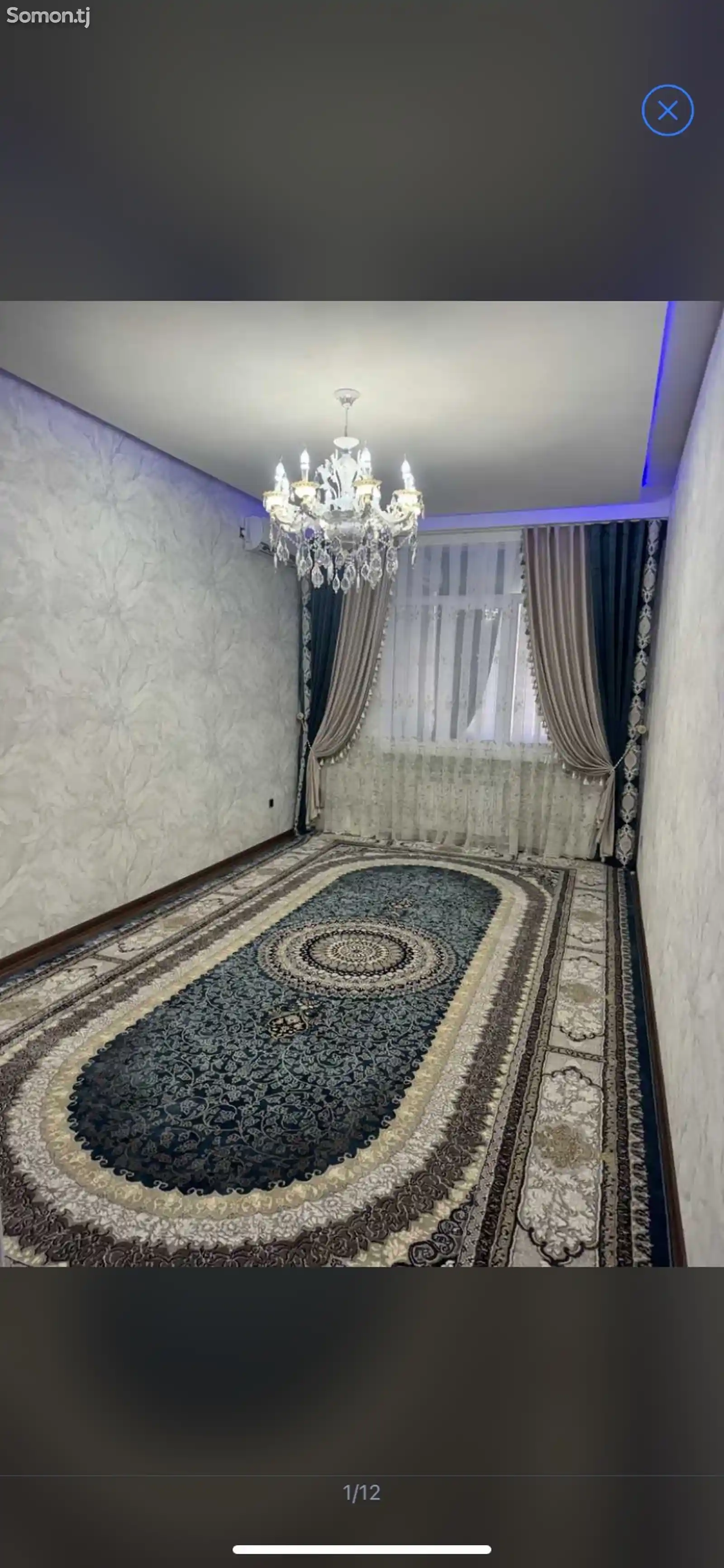 2-комн. квартира, 11 этаж, 60м², Сомони-2