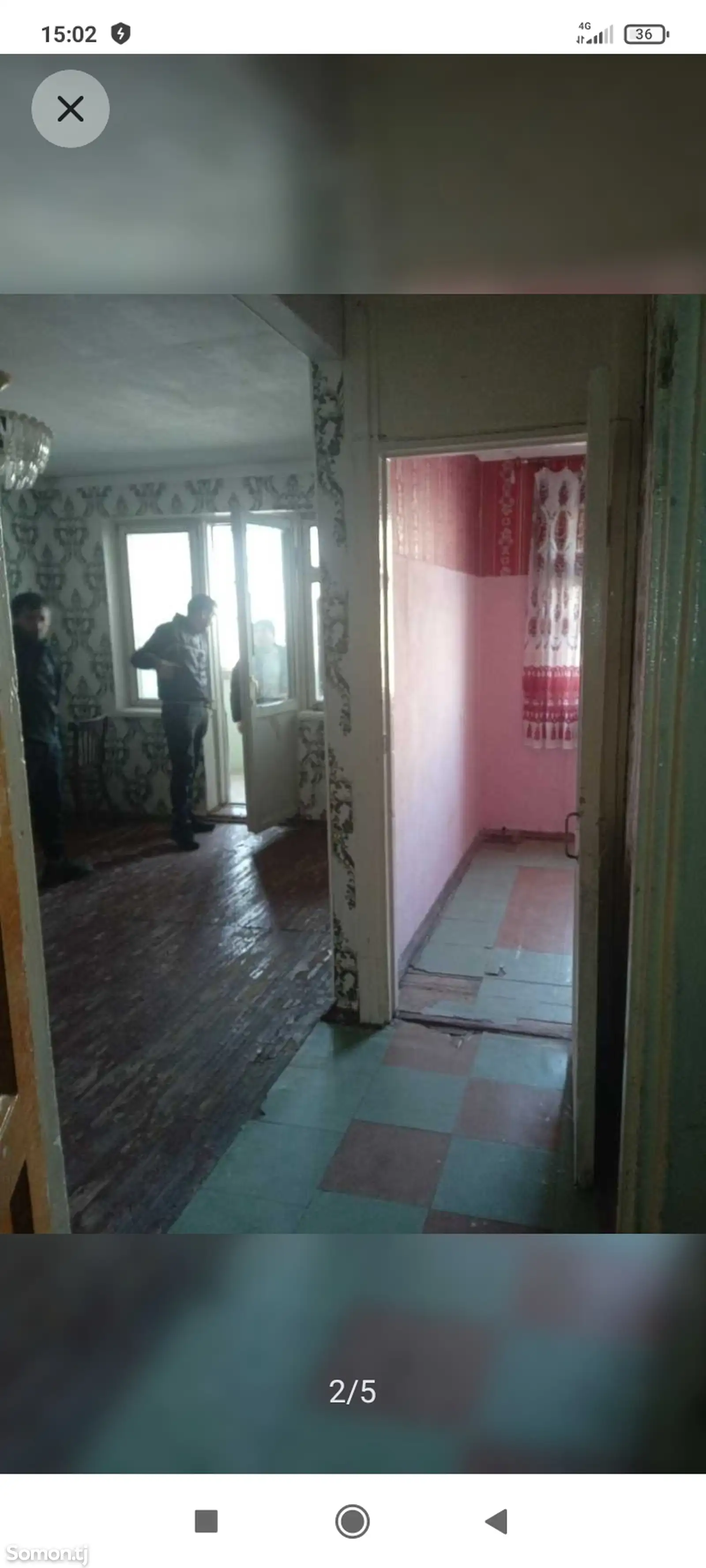 2-комн. квартира, 2 этаж, 40 м², Наздики Ҳукумат-1