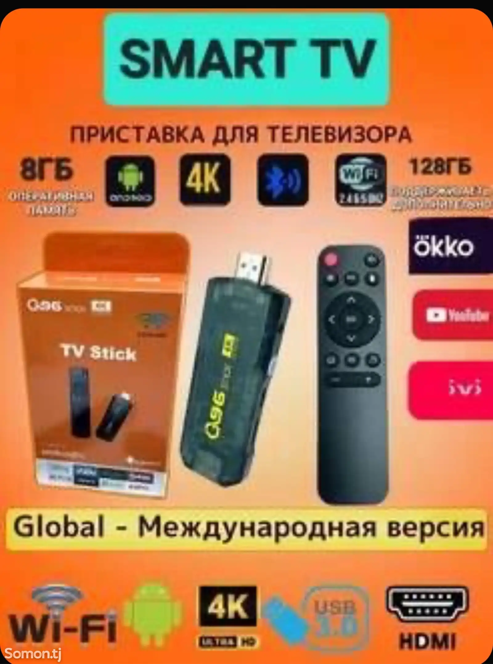 Smart tv приставка для телевизора-1