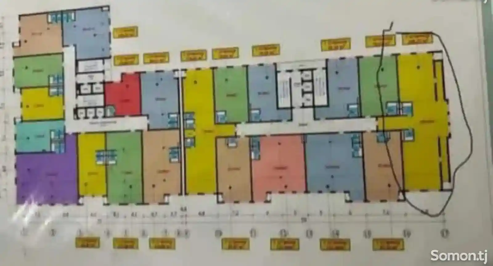 4-комн. квартира, 4 этаж, 208 м², Штаб Аэропорта-4