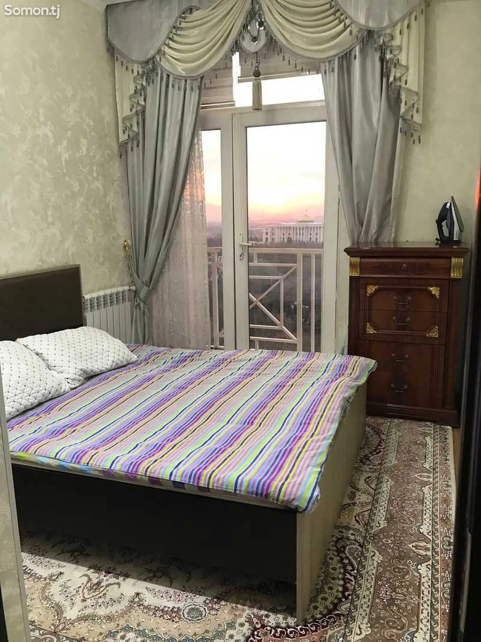 2-комн. квартира, 14 этаж, 50м², Сомони-1