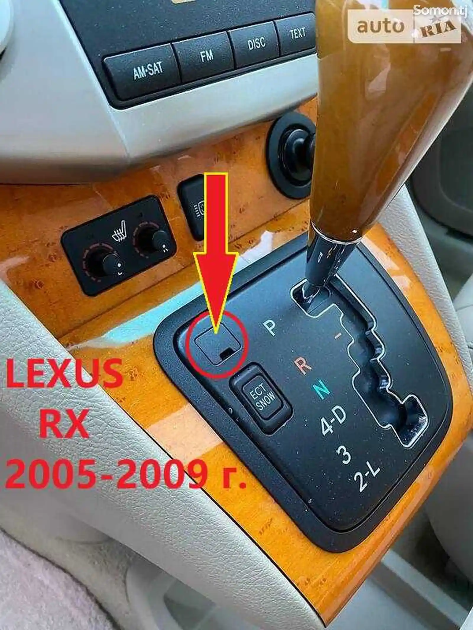 Shift от Lexus RX2005-2009