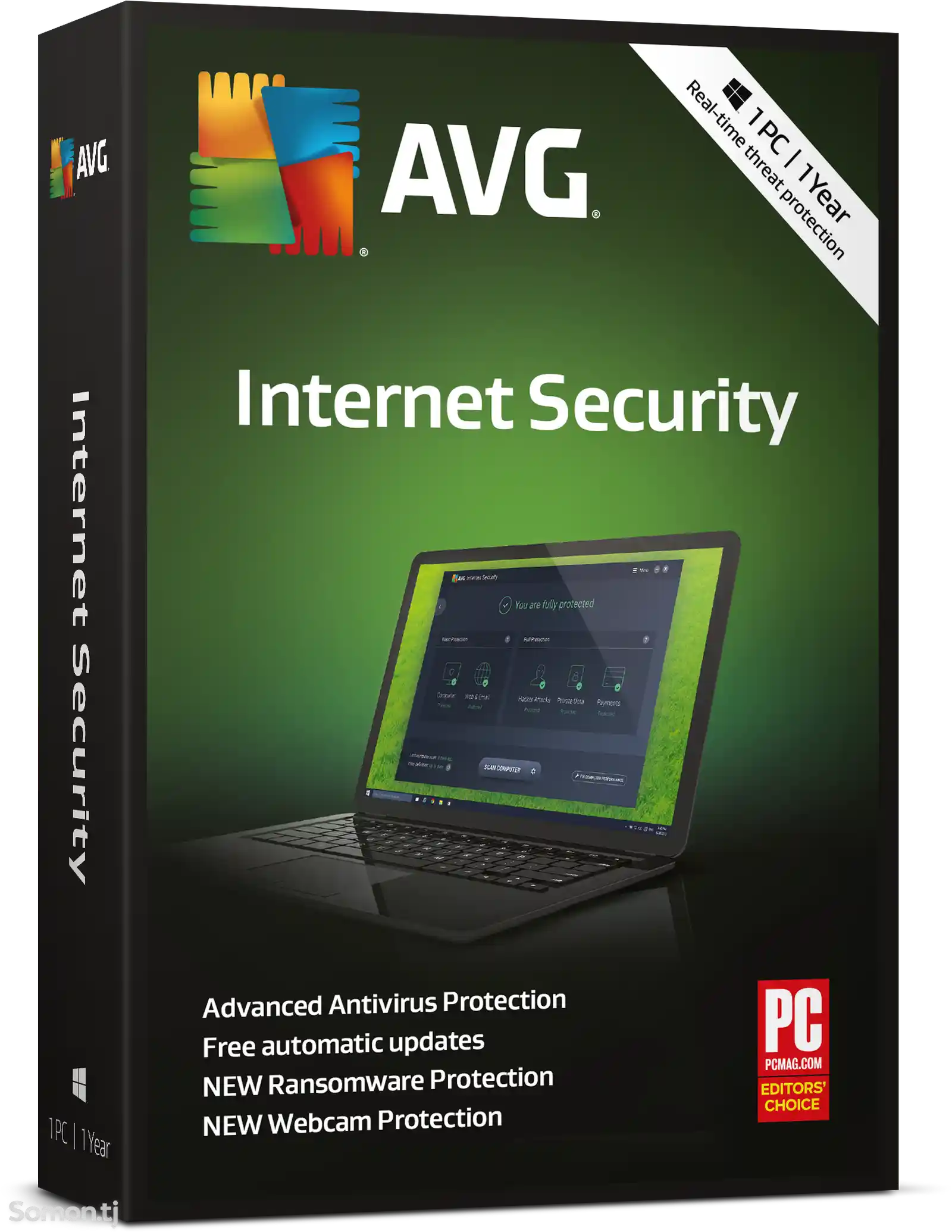 AVG Internet Security - иҷозатнома барои 1 роёна, 1 сол