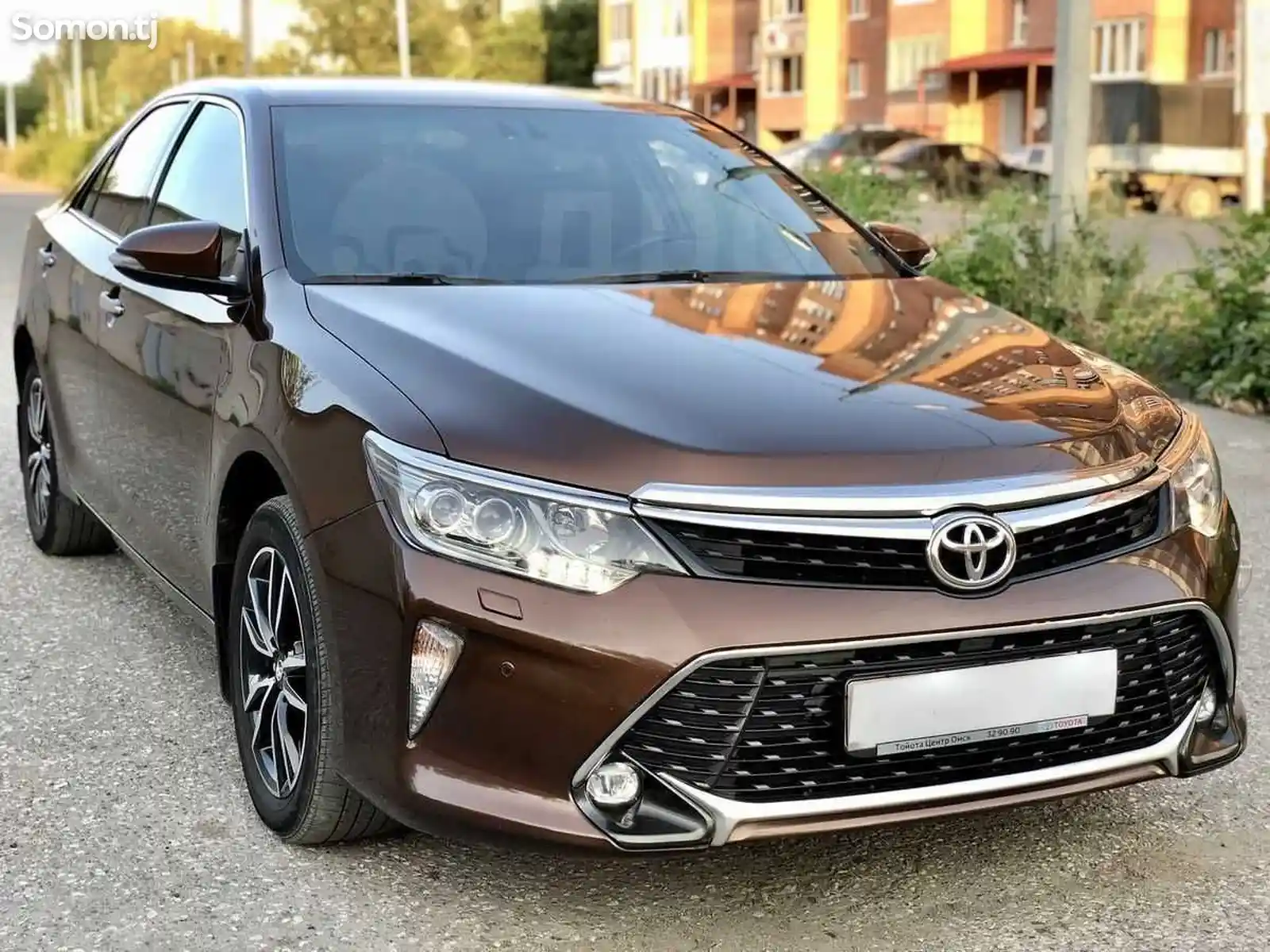 Противотуманные фары led на Toyota Camry 5-3