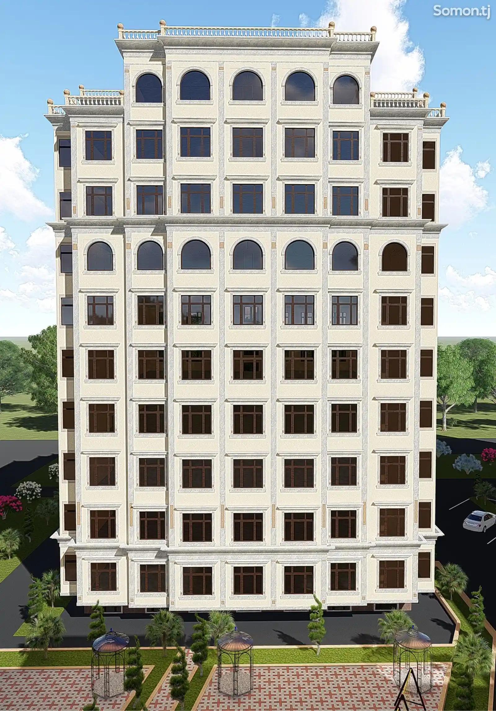 3-комн. квартира, 7 этаж, 74 м², Кахоров 2Б-2