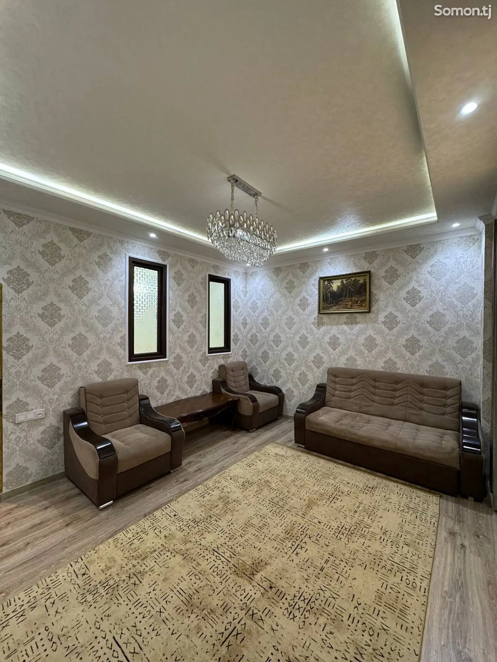 2-комн. квартира, 5 этаж, 60м², Исмоили Сомони-3