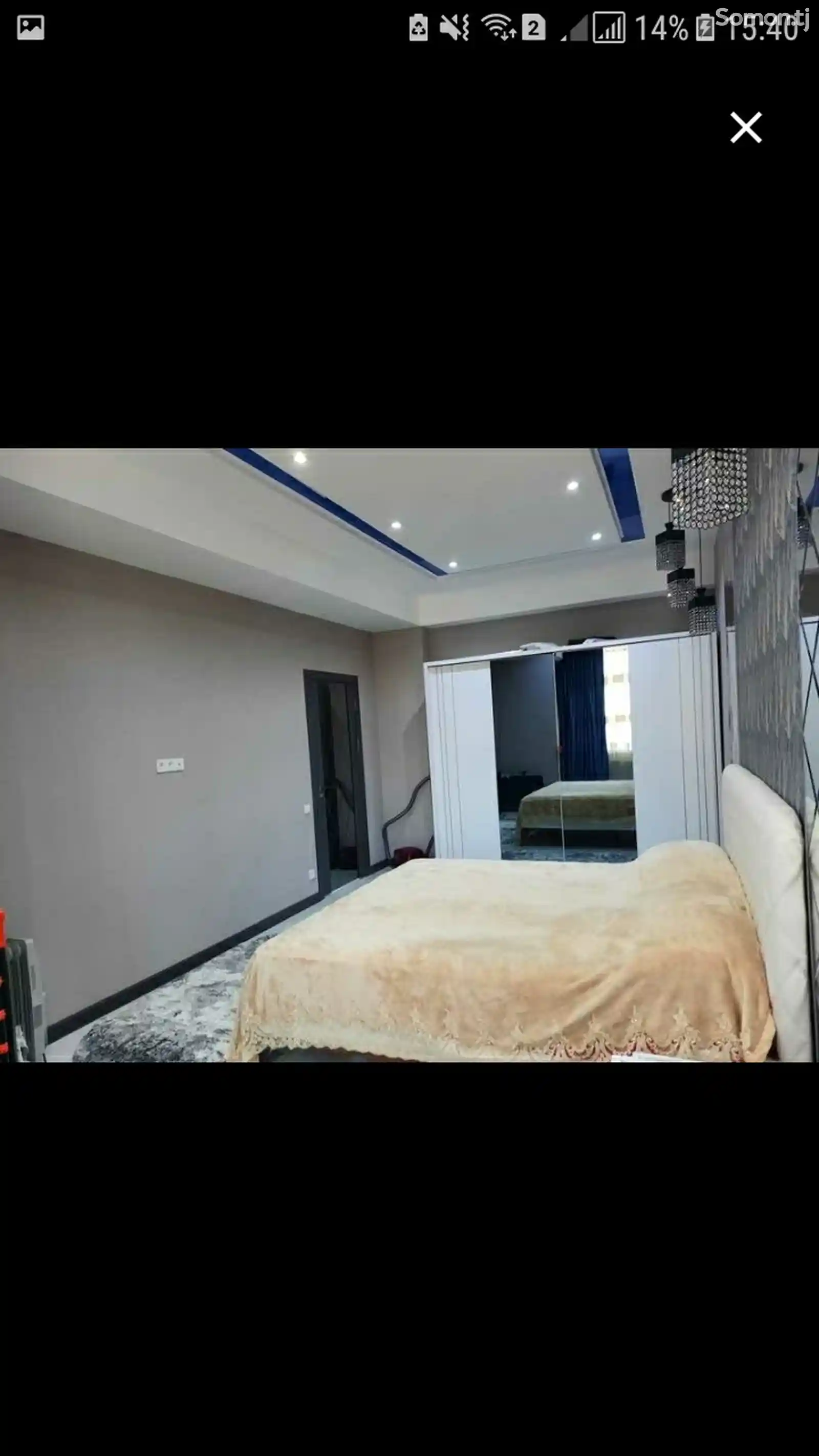 2-комн. квартира, 13 этаж, 60м², чор дома-1