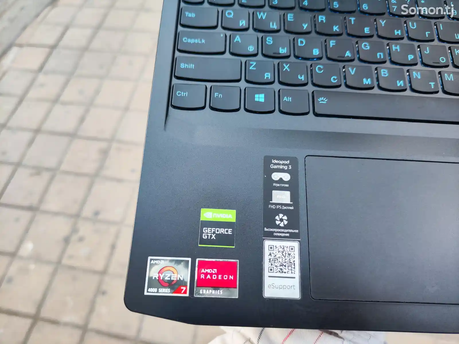 Ноутбук Lenovo ideapad Gaming Ryzen7 4series GTX1650Ti-3