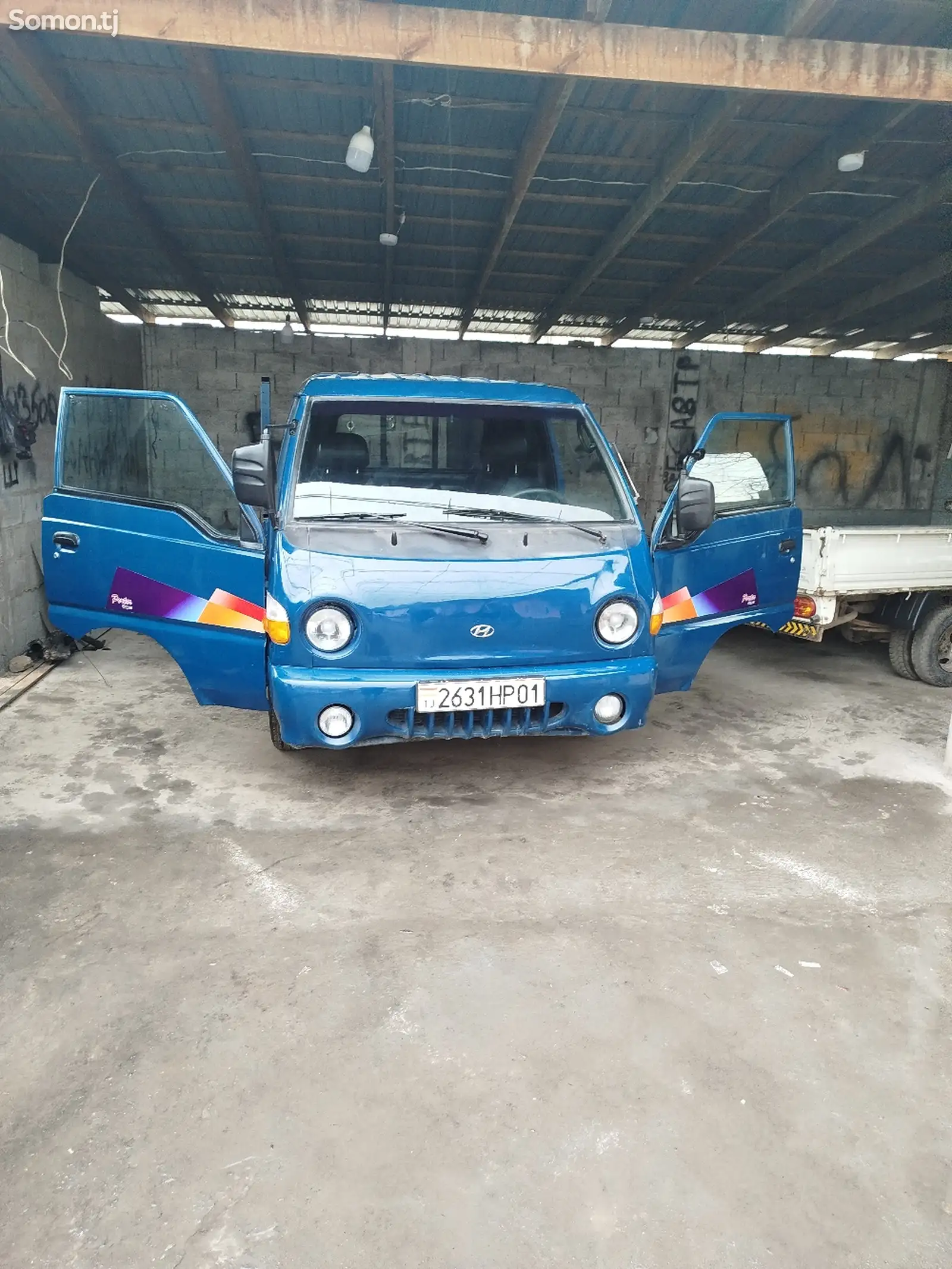 Бортовой автомобиль Hyundai Porter 1, 2002-1