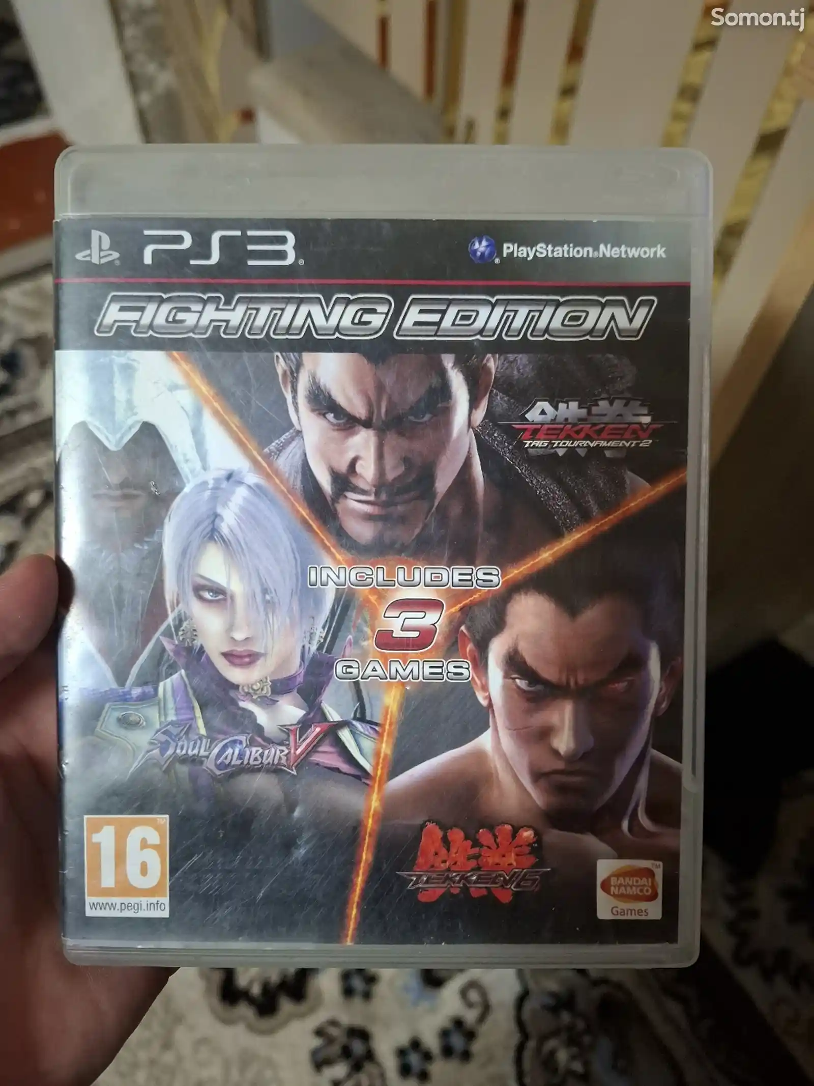 Игра для PS3 3in1 Tekken 6,Tekken Tag Turnament 2, Soul Calibur V-1