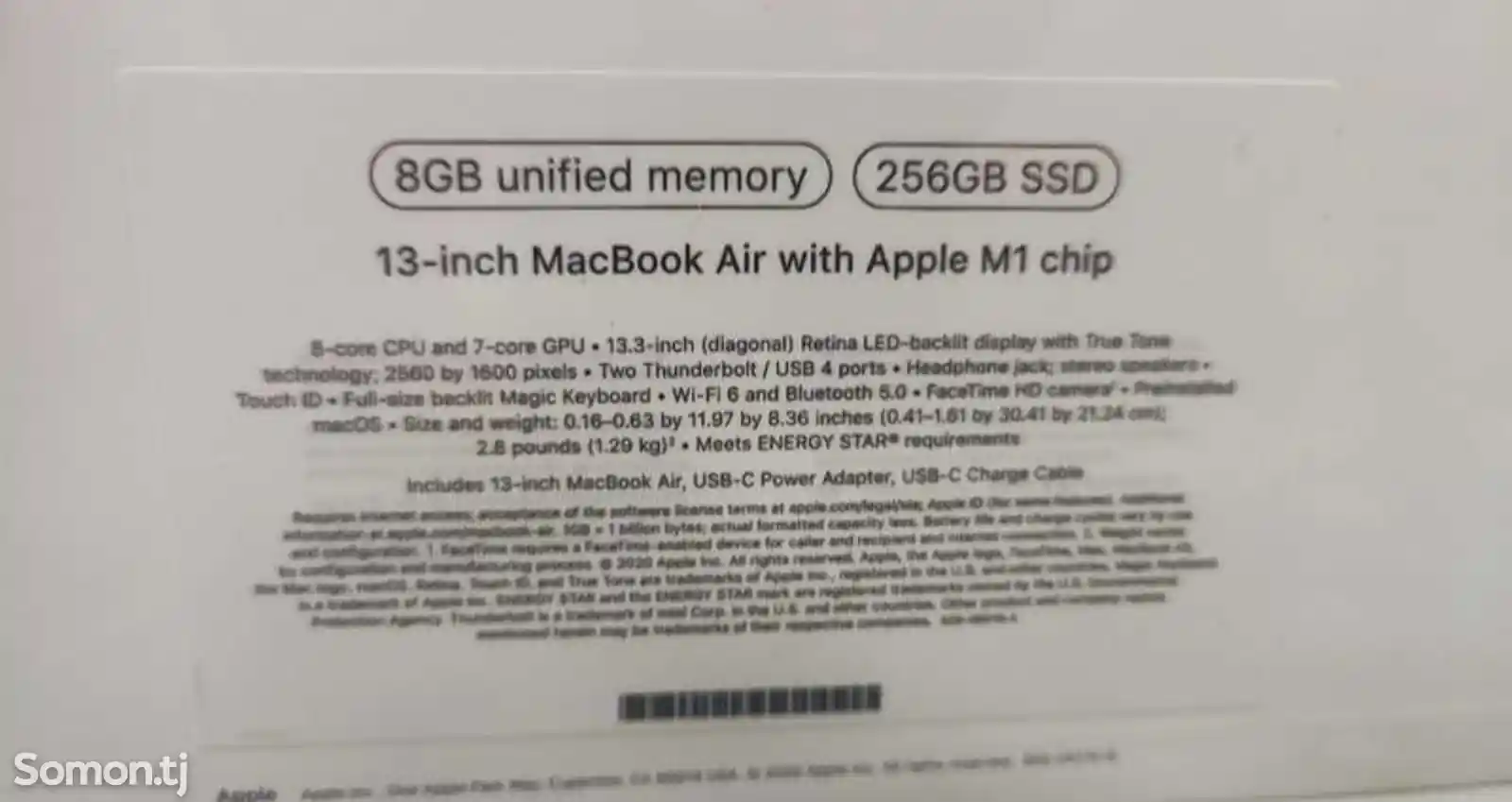 Ноутбук Apple MacBook Air 13.3 M1 8/256Gb Gold-5