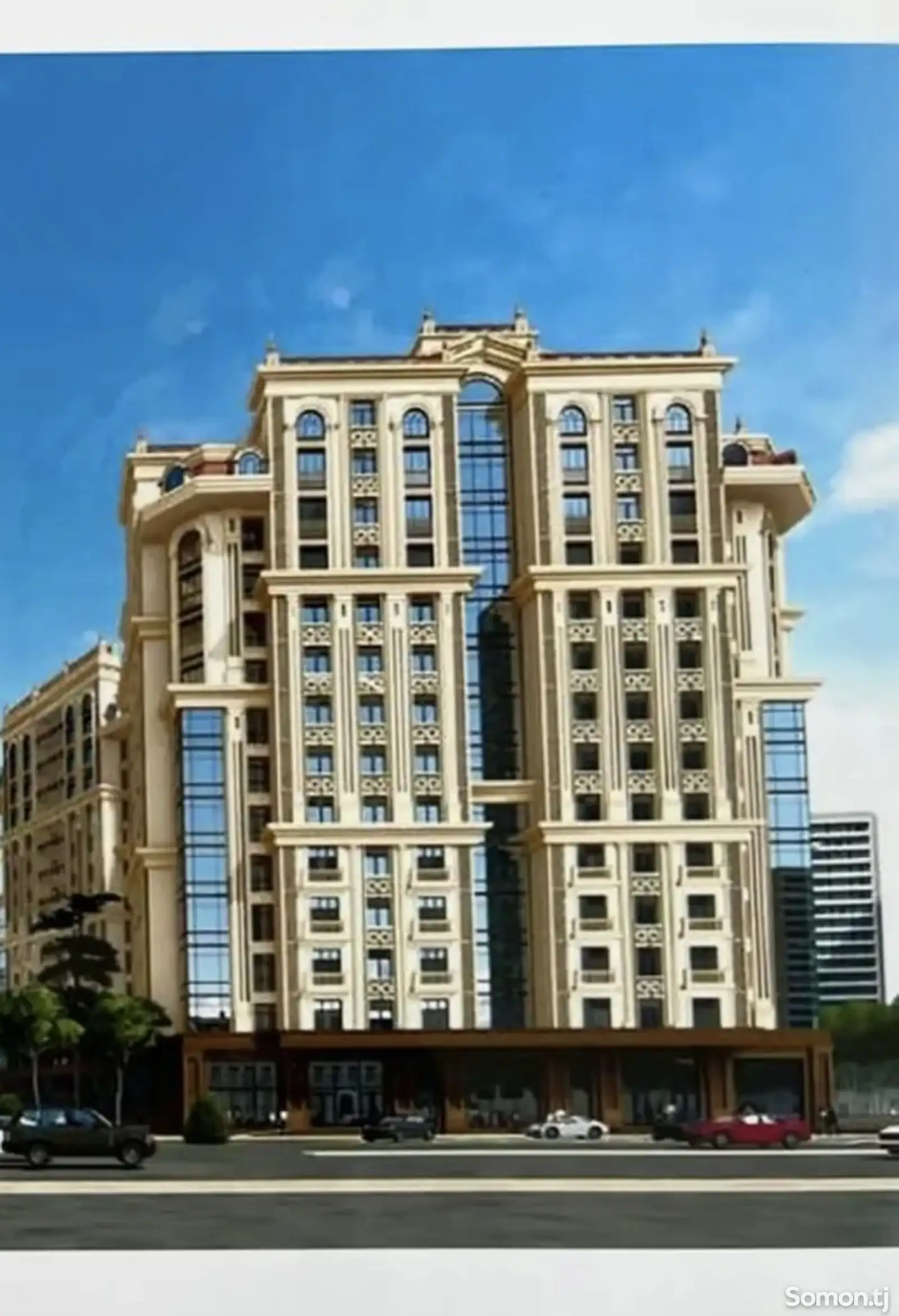 2-комн. квартира, 12 этаж, 92 м², Сино-1