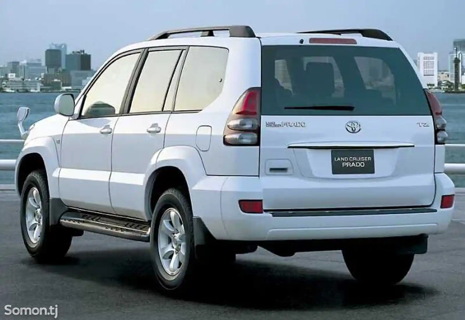 Спойлер Toyota Prado FJ120 2003-2009-2