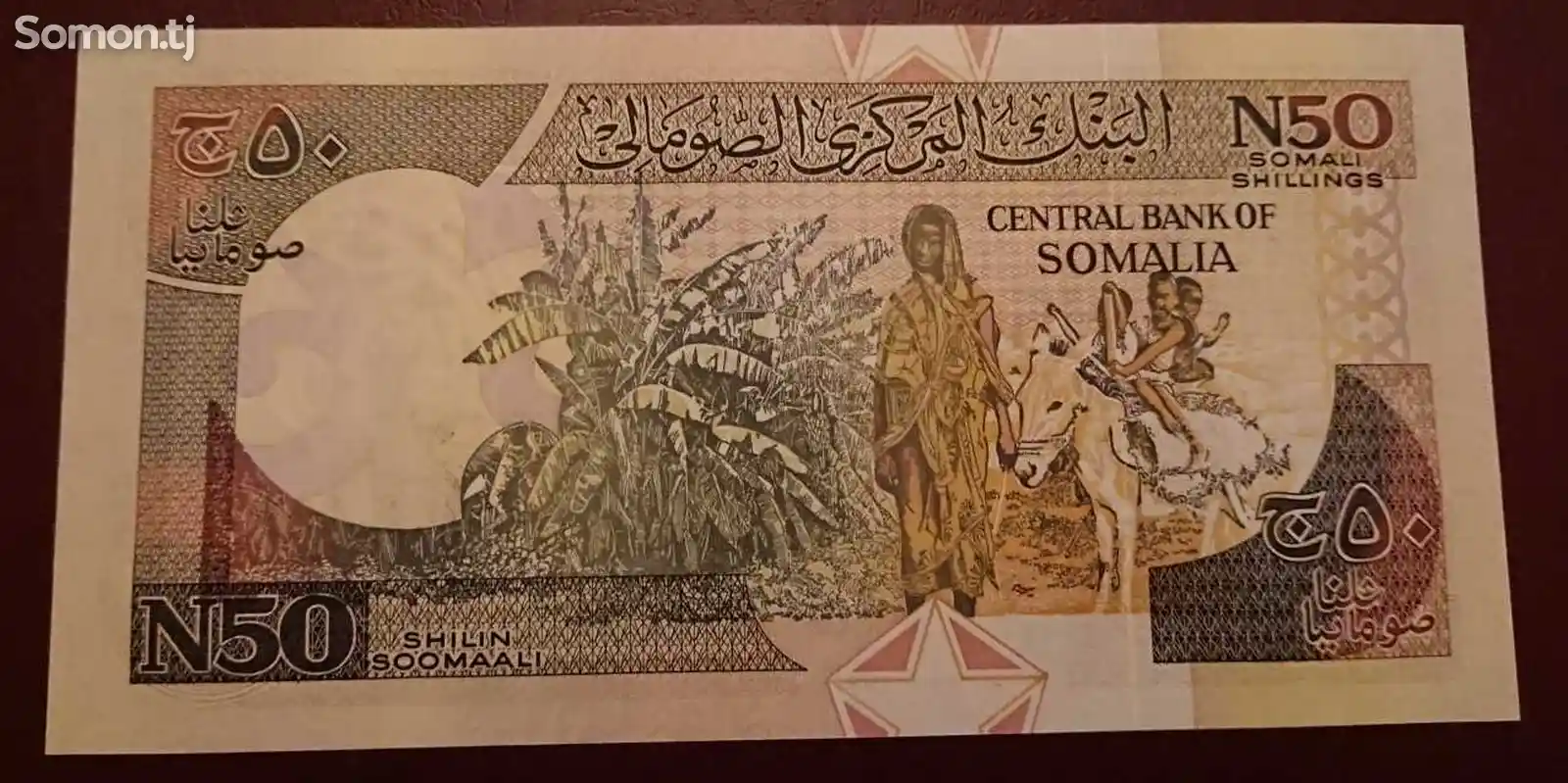 Бона Сомали 50 шиллингов 1983 г.-2