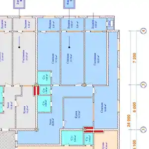 4-комн. квартира, 10 этаж, 143 м², Шохмансур, Аэропорт