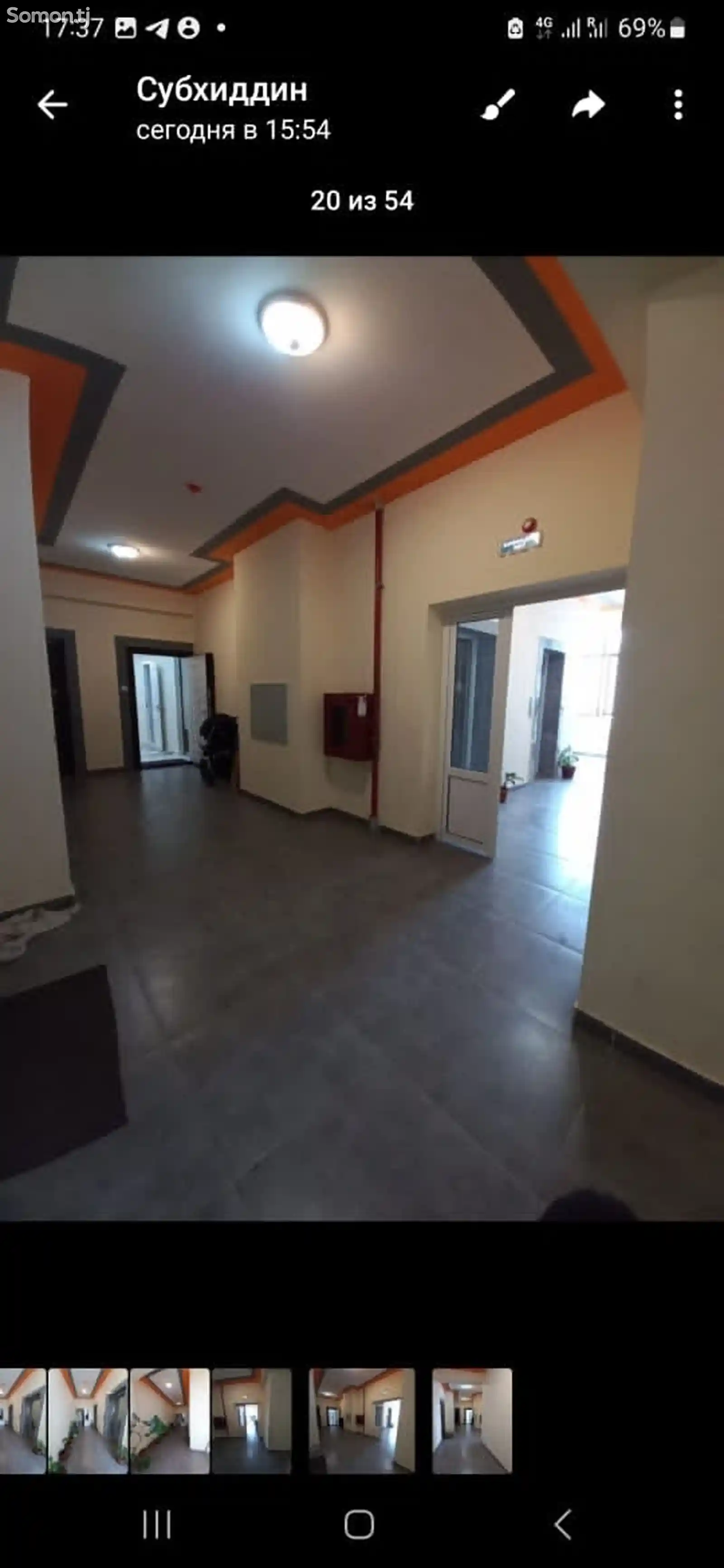 3-комн. квартира, 6 этаж, 87 м², Караболо-9